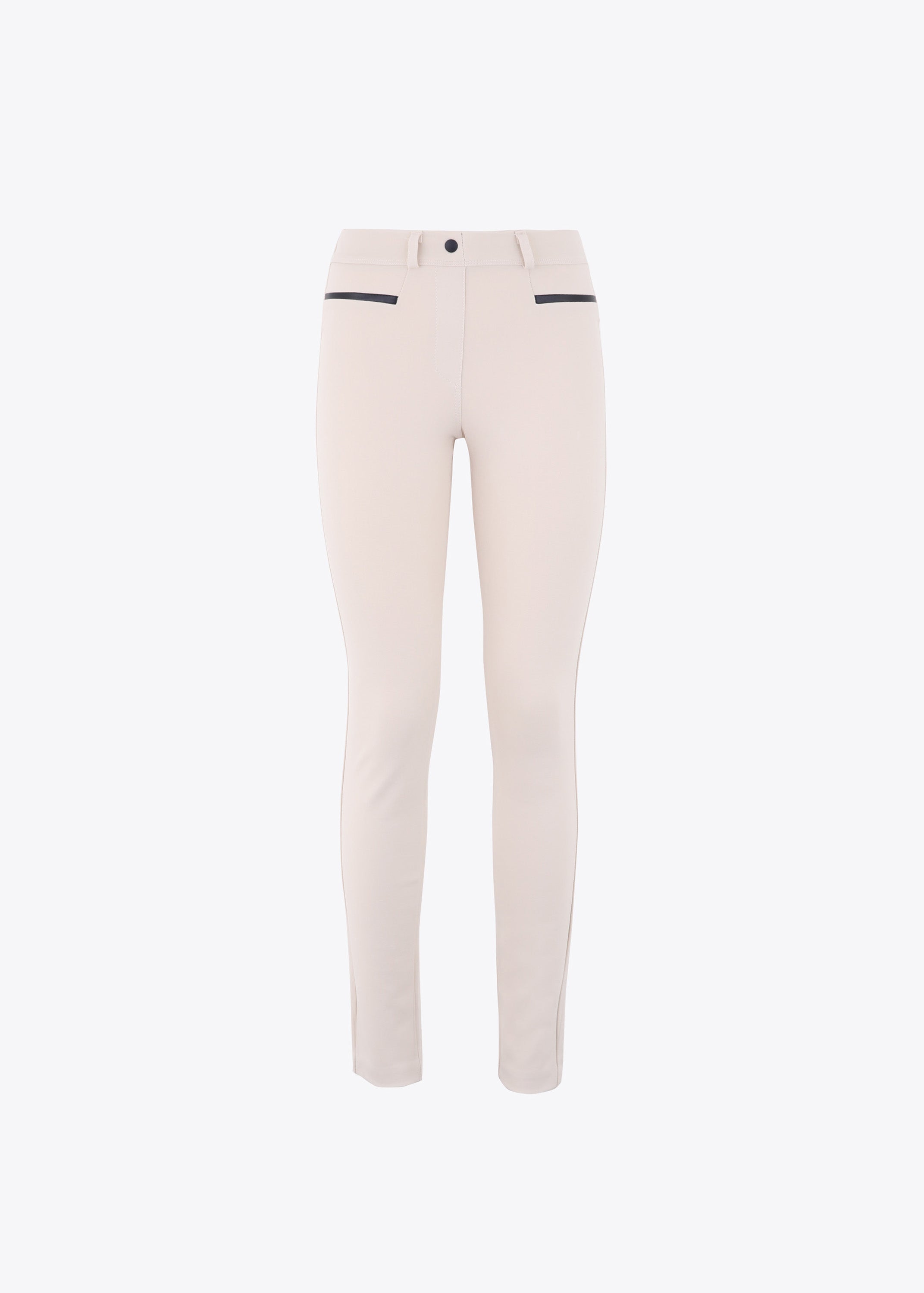 Pantalone dritto push up in tessuto elasticizzato - FW23