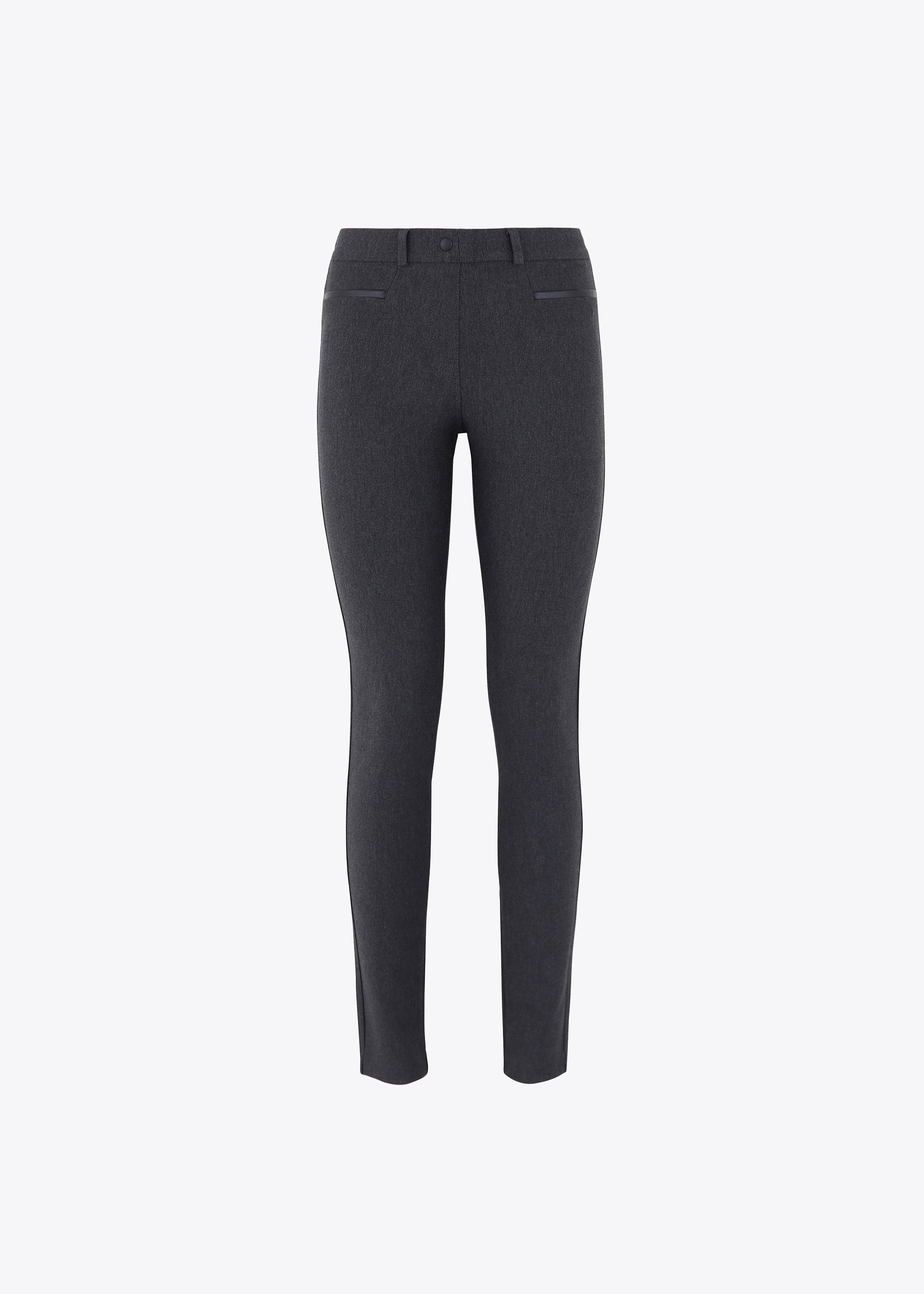 Pantalone dritto push up in tessuto elasticizzato - FW23