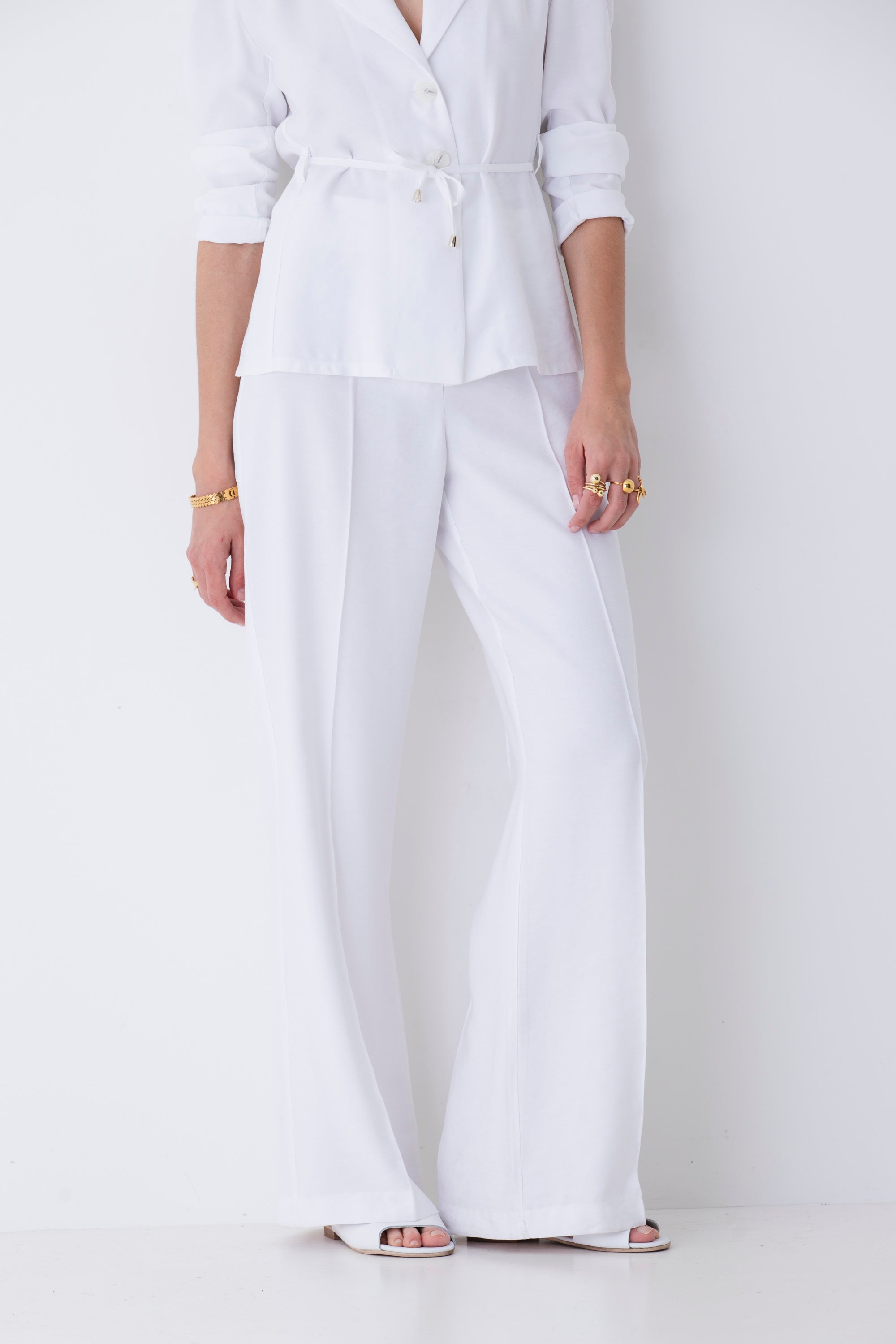 Pantalone palazzo in viscosa - PE25