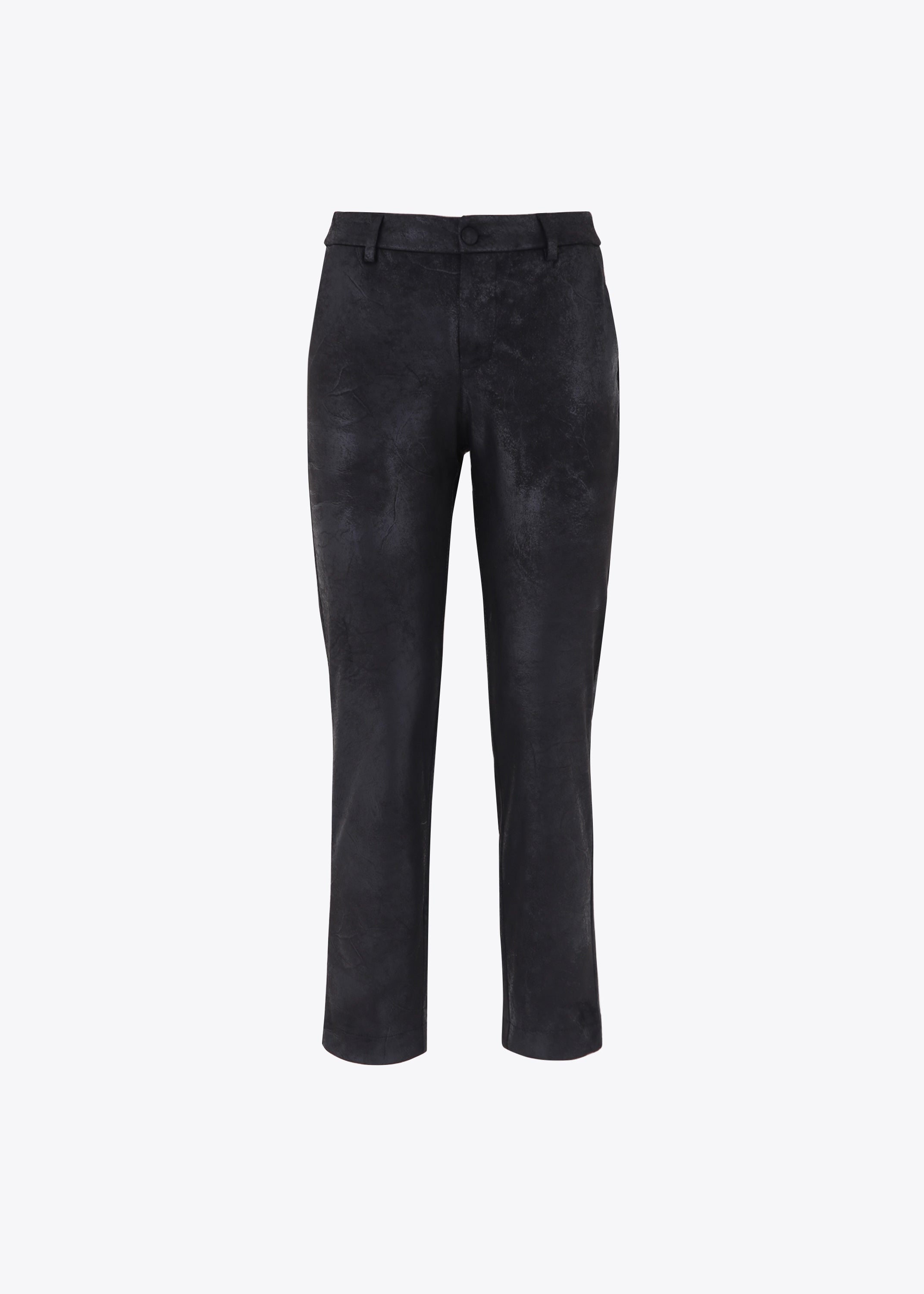 Pantalone dritto in ecopelle vintage - FW23
