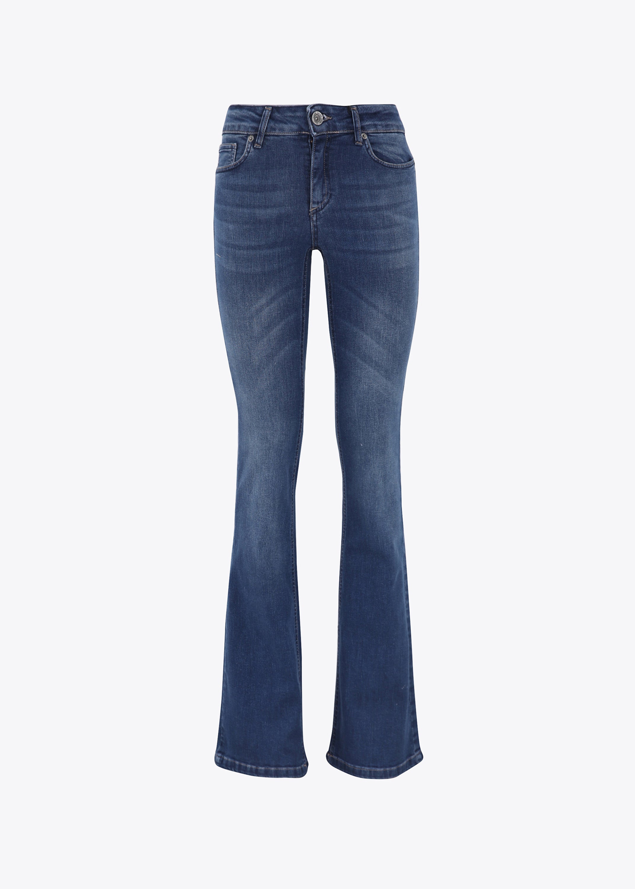 Jeans a zampa in cotone elasticizzato - FW23