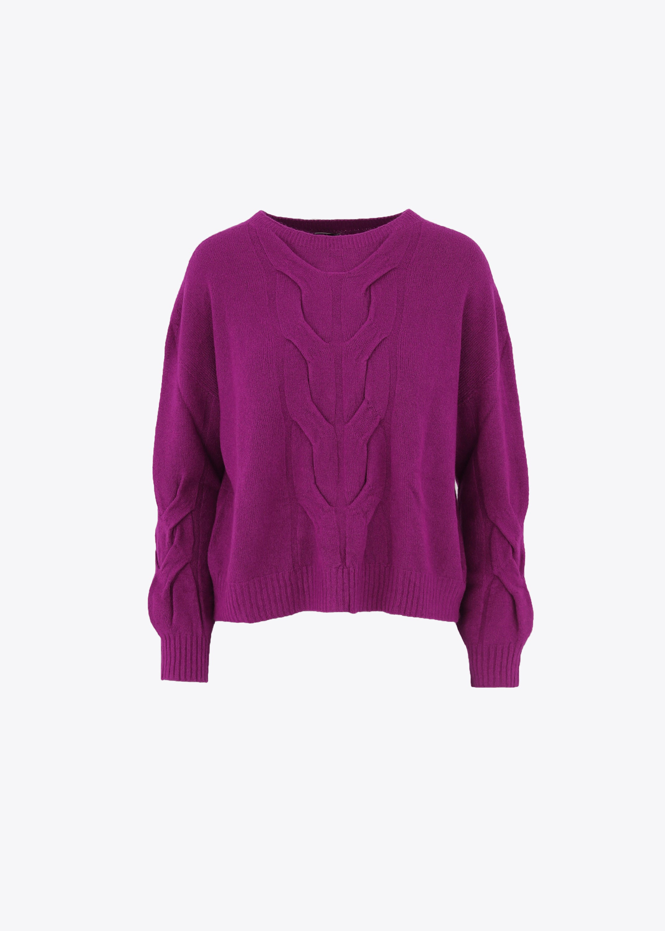Pullover con treccia - FW23