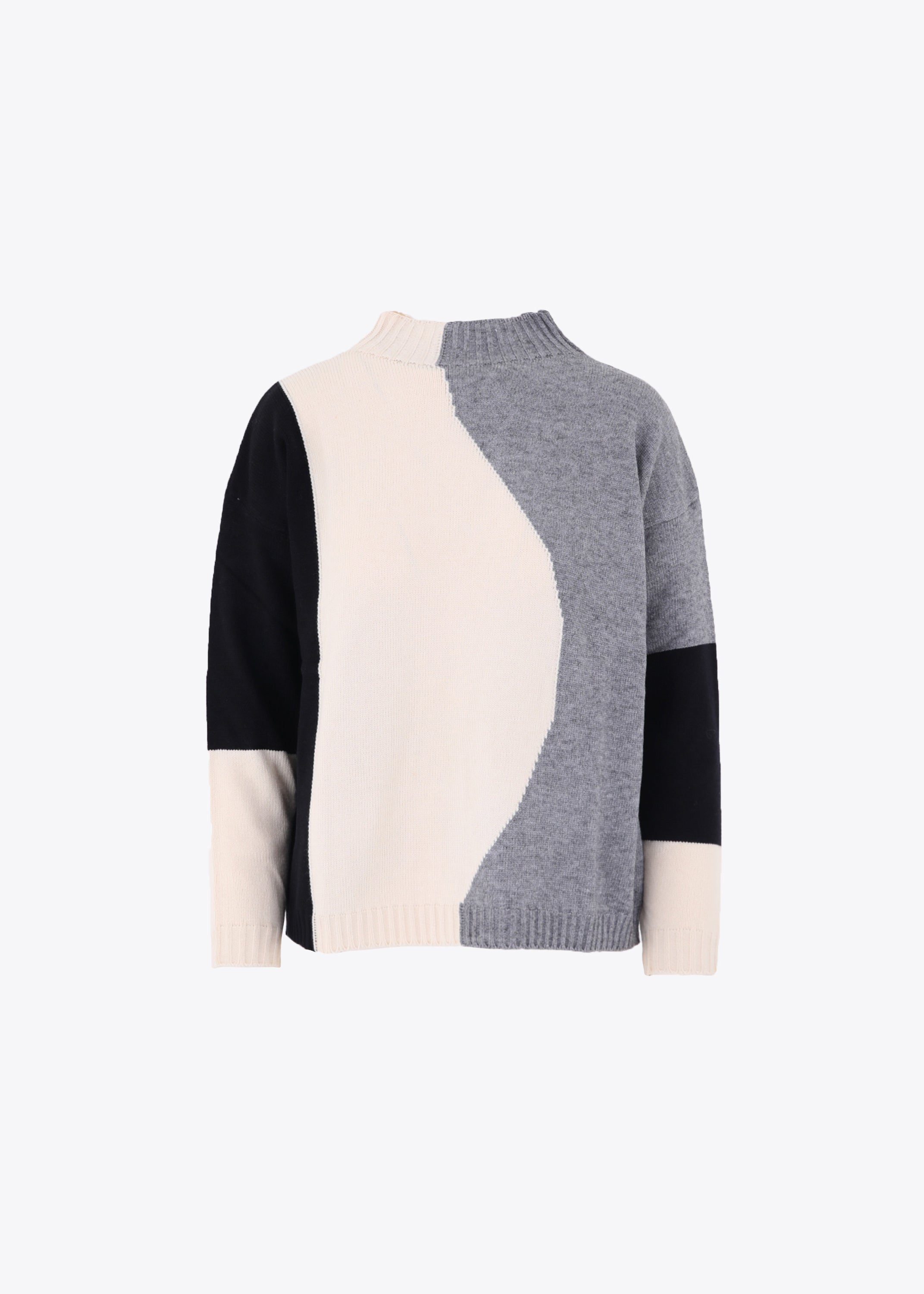 Pullover dolce vita in maglia jacquard multicolor - FW23