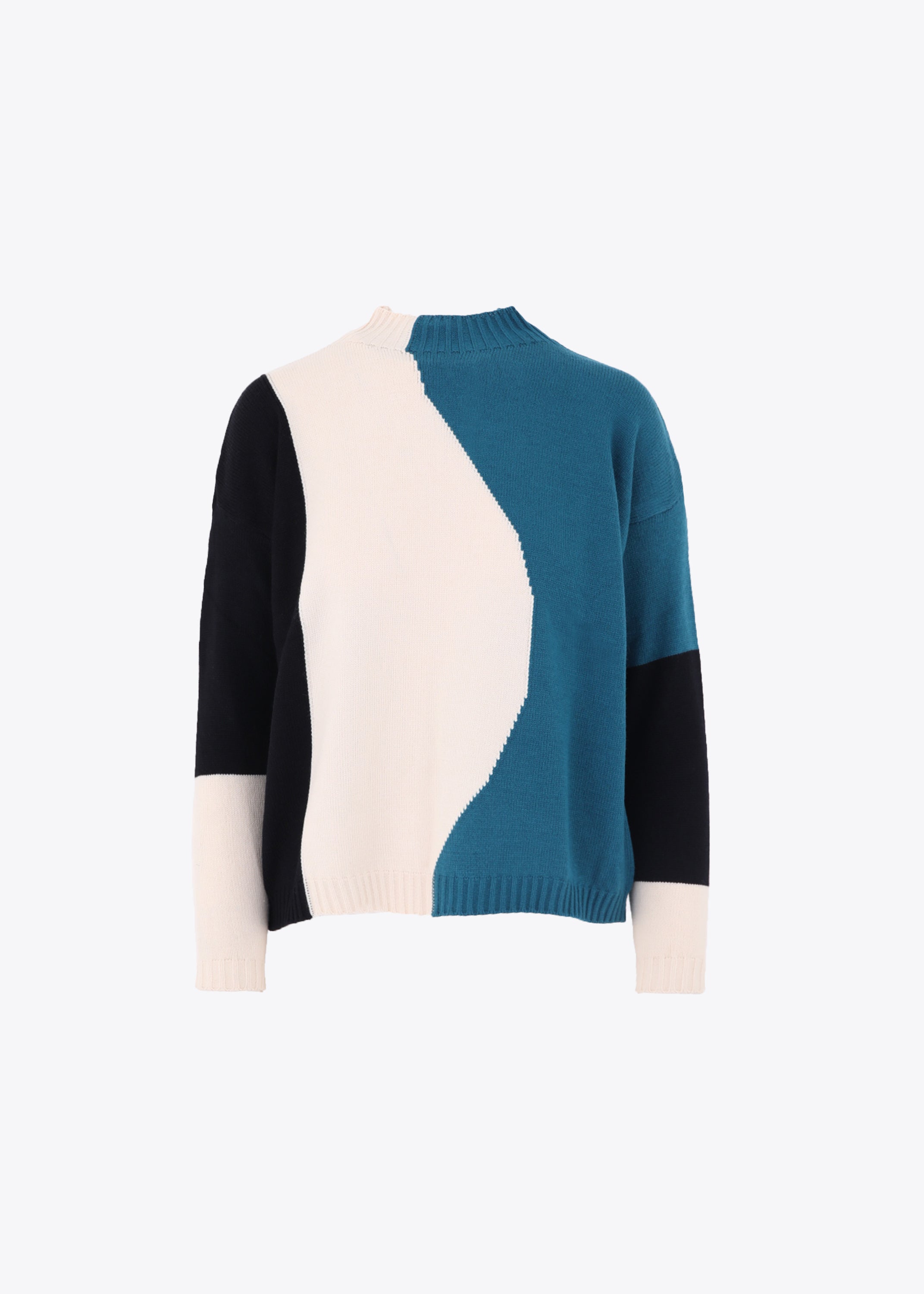 Pullover dolce vita in maglia jacquard multicolor - FW23
