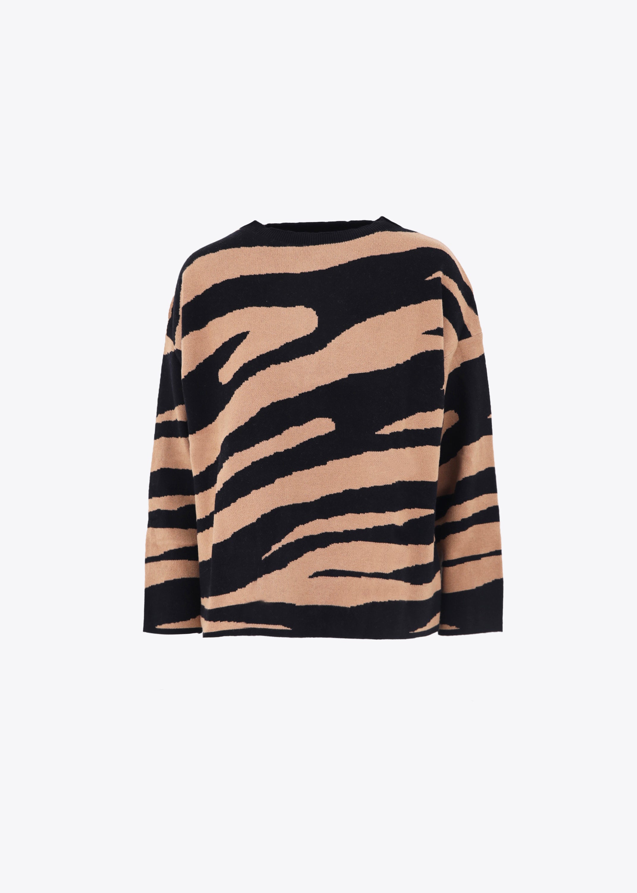 Pullover in maglia effetto mohair con collo alto - FW23
