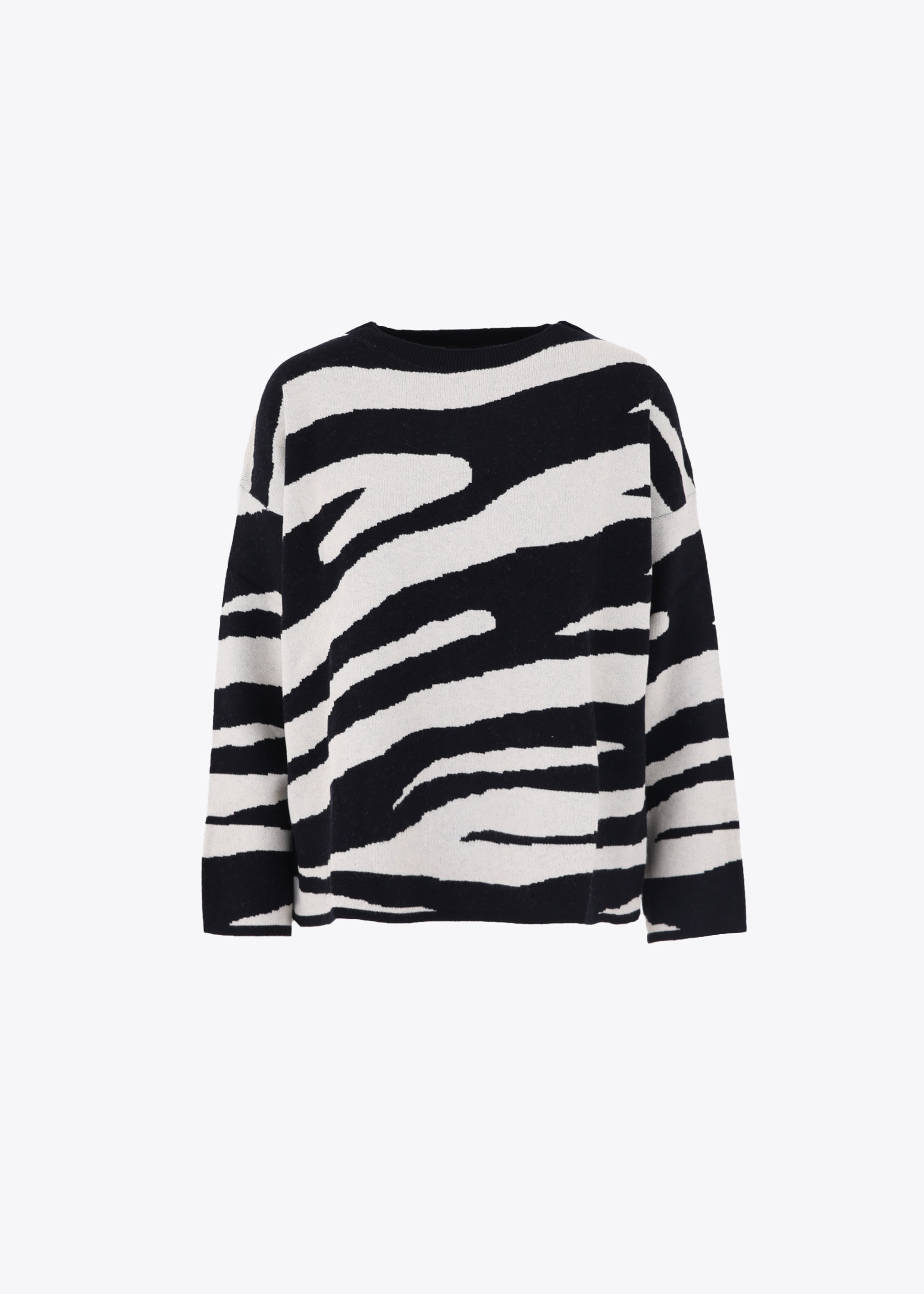 Pullover in maglia effetto mohair con collo alto - FW23