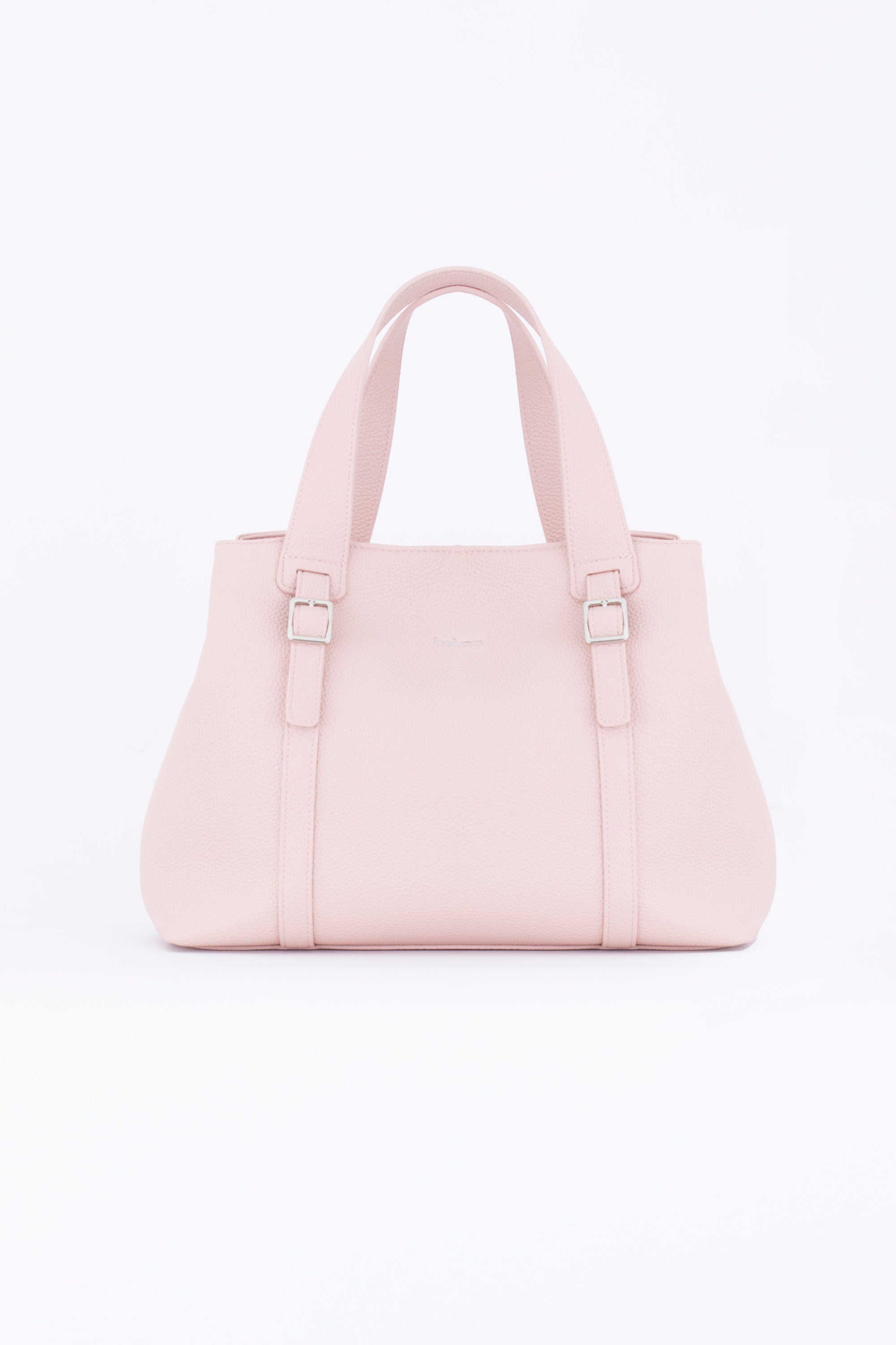 Borsa da spalla con fibbie in similpelle - PE25