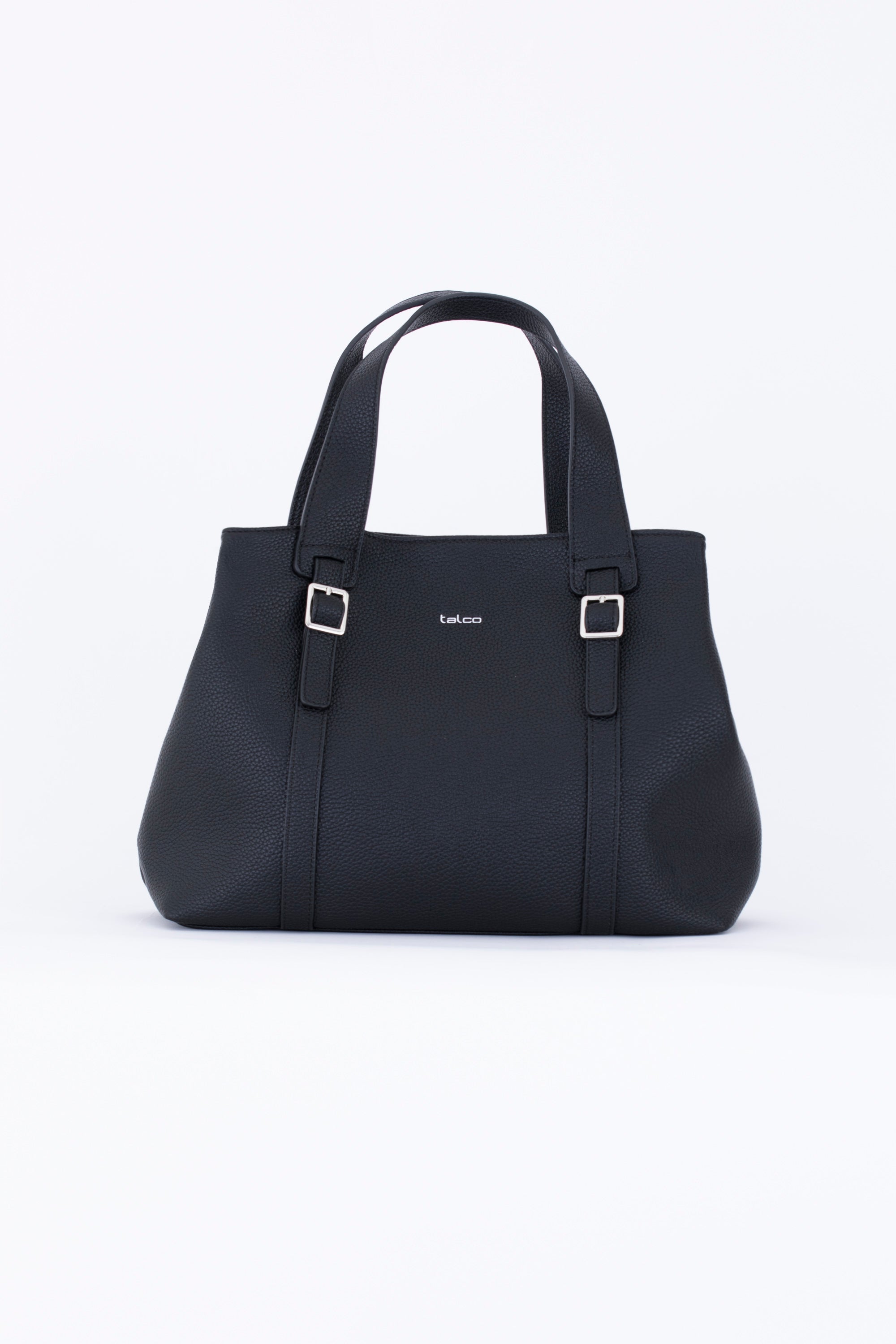 Borsa da spalla con fibbie in similpelle - PE25