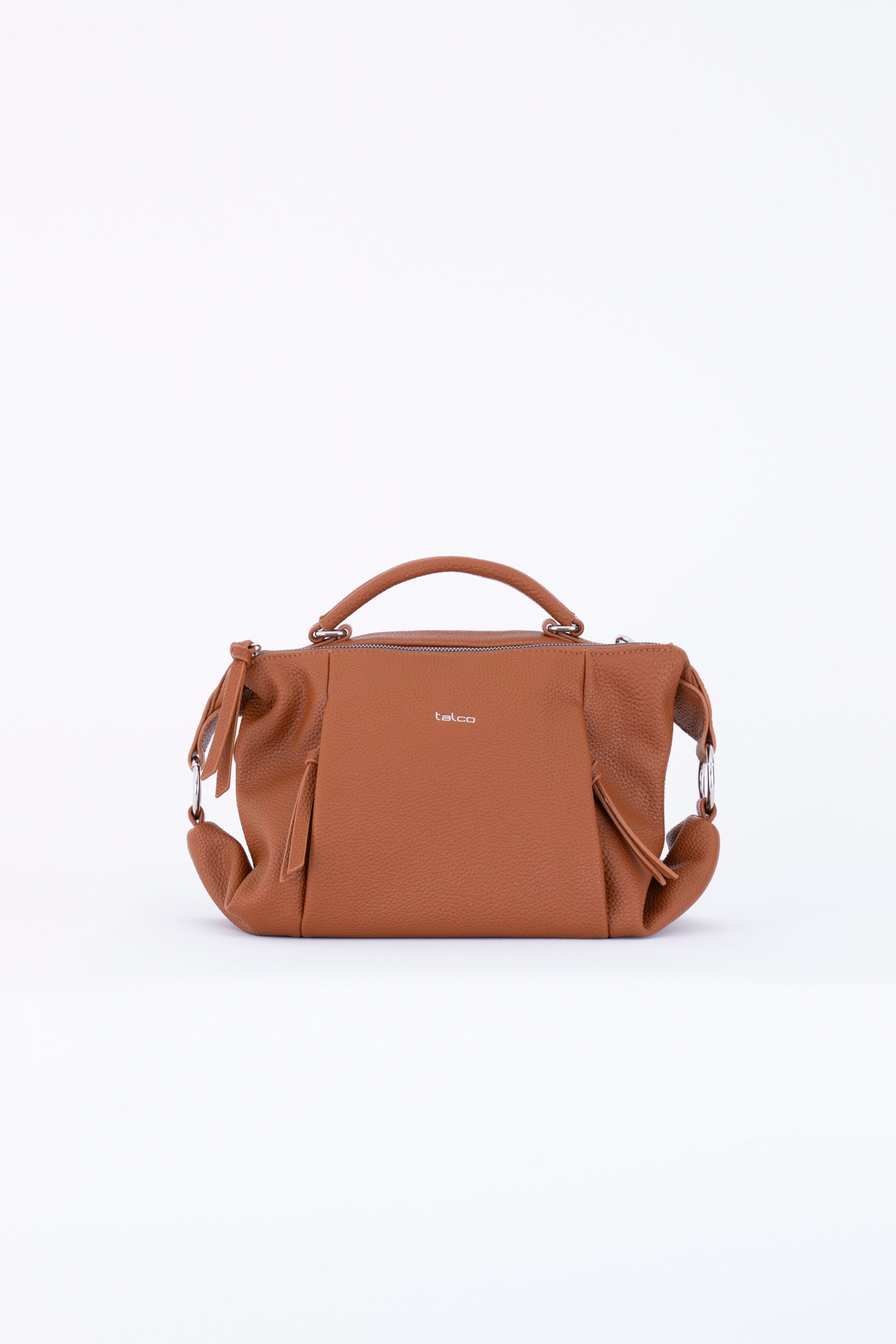 Bauletto con doppia cerniera in similpelle - PE25