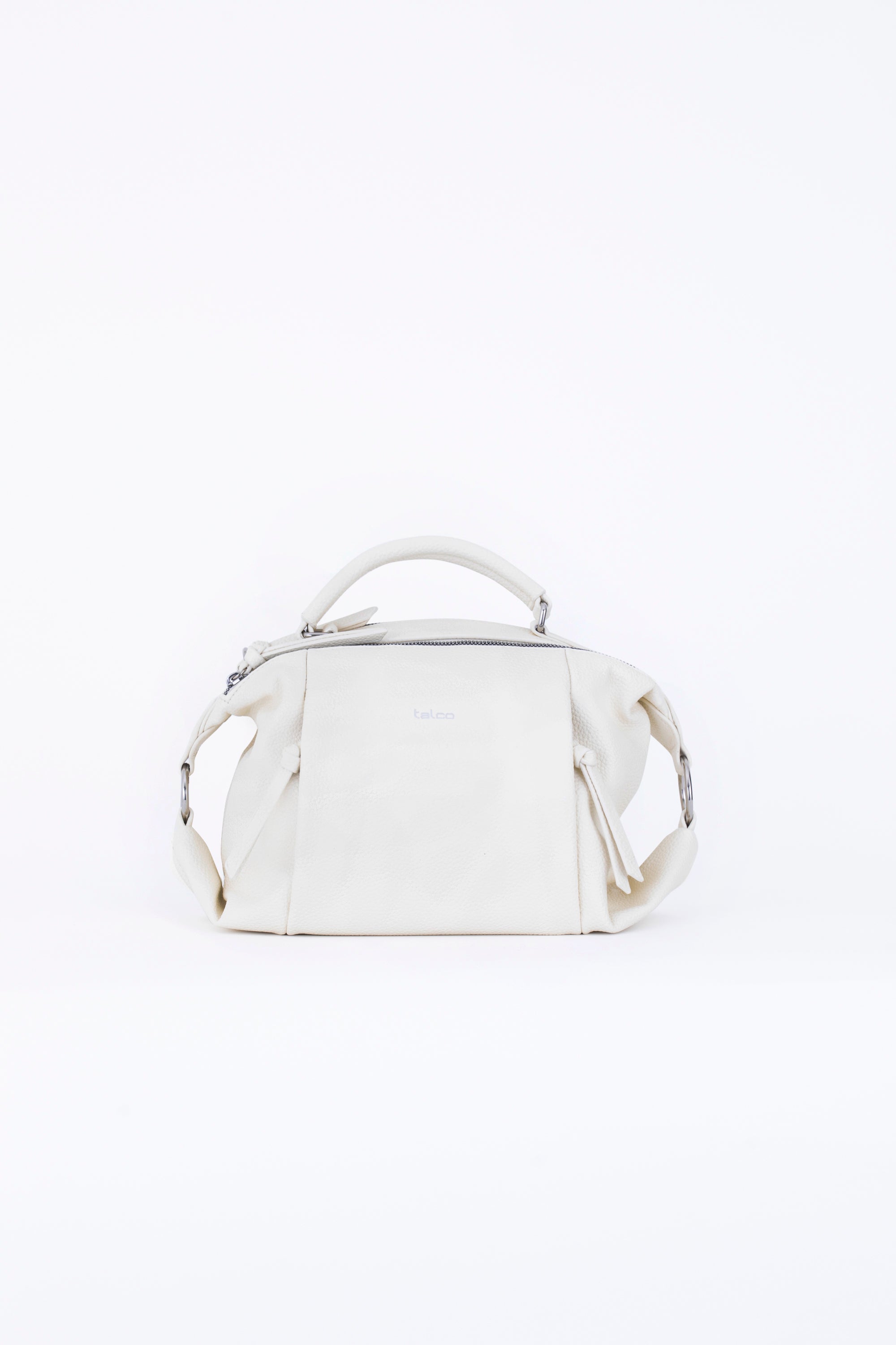 Bauletto con doppia cerniera in similpelle - PE25