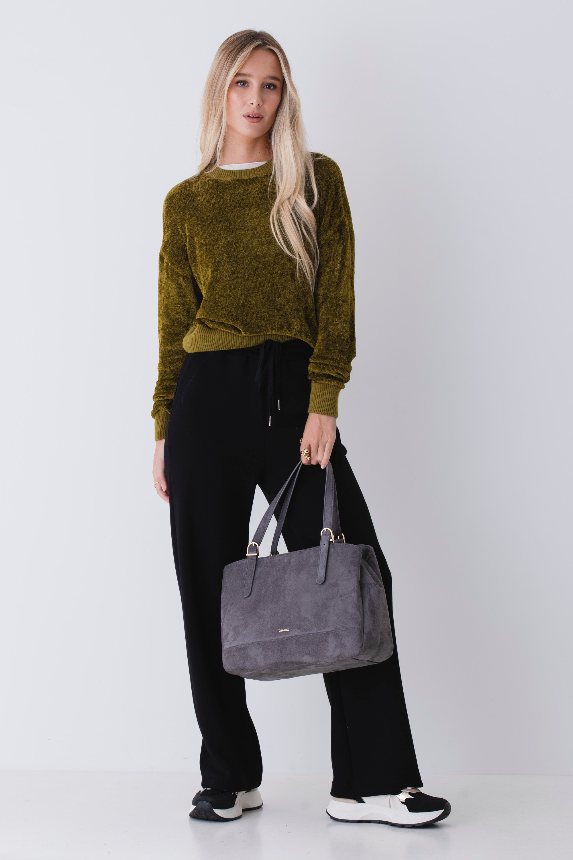 Maglia girocollo in ciniglia - FW26