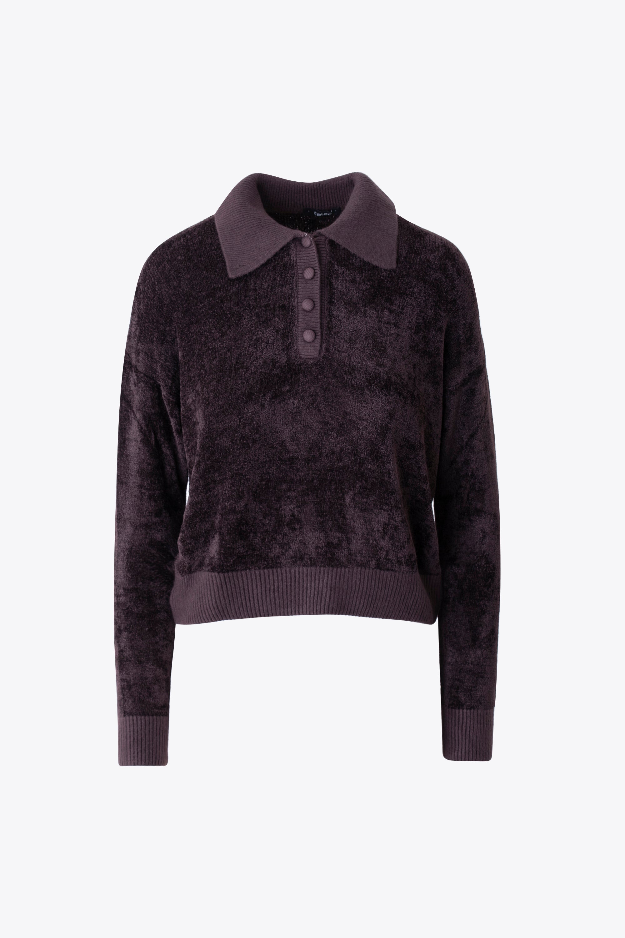 Maglia a polo in ciniglia - FW26