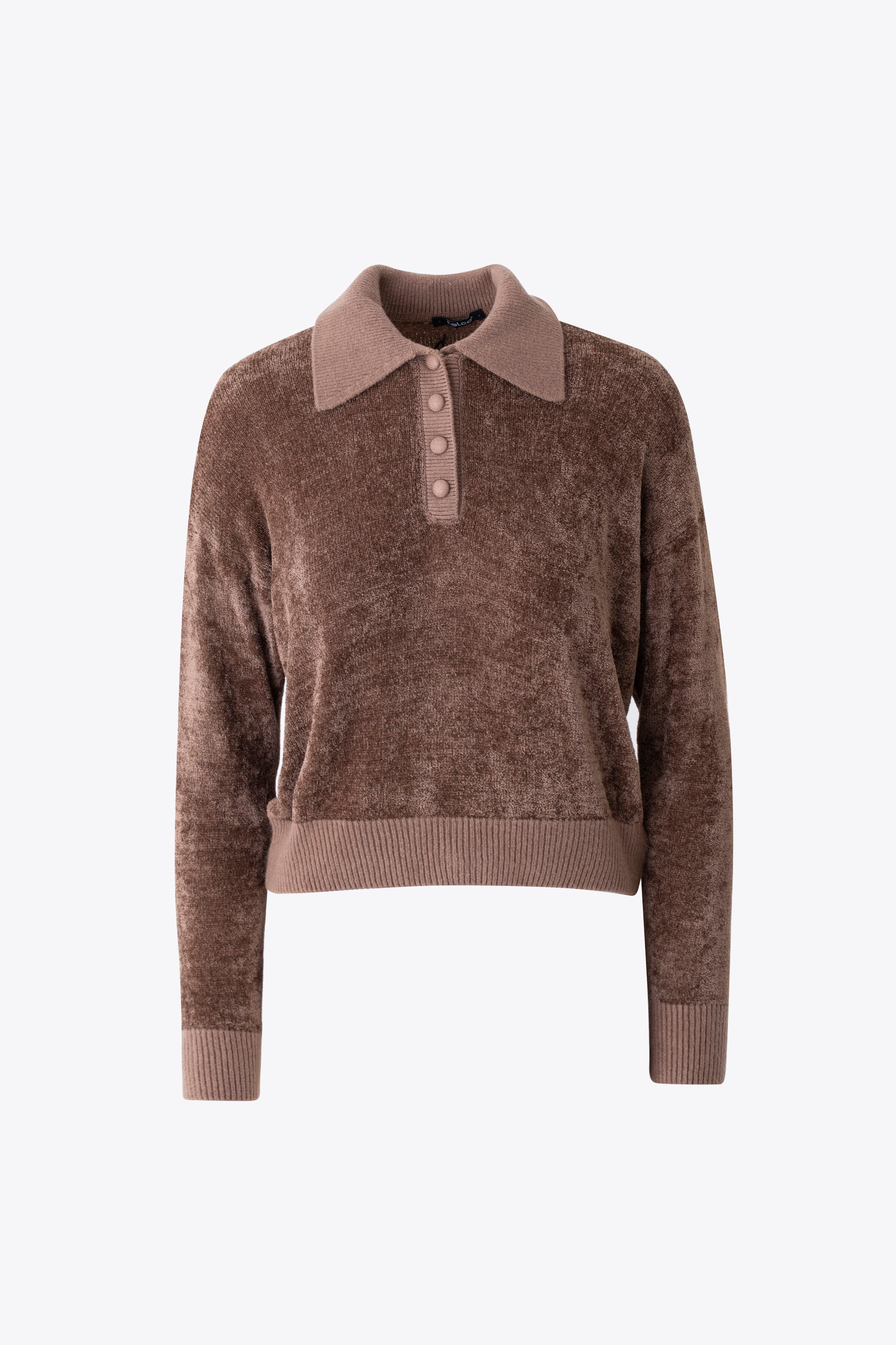 Maglia a polo in ciniglia - FW26