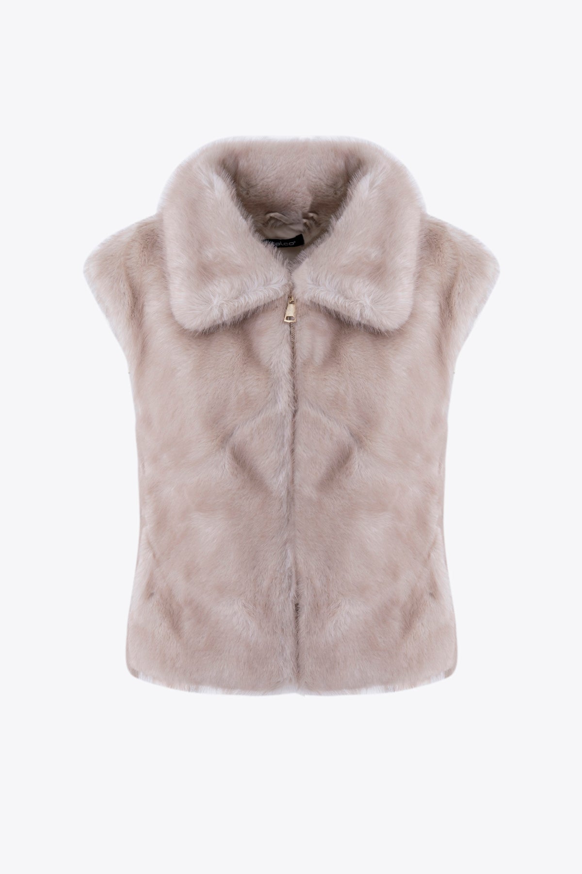 Gilet con cerniera in ecopelliccia - FW27