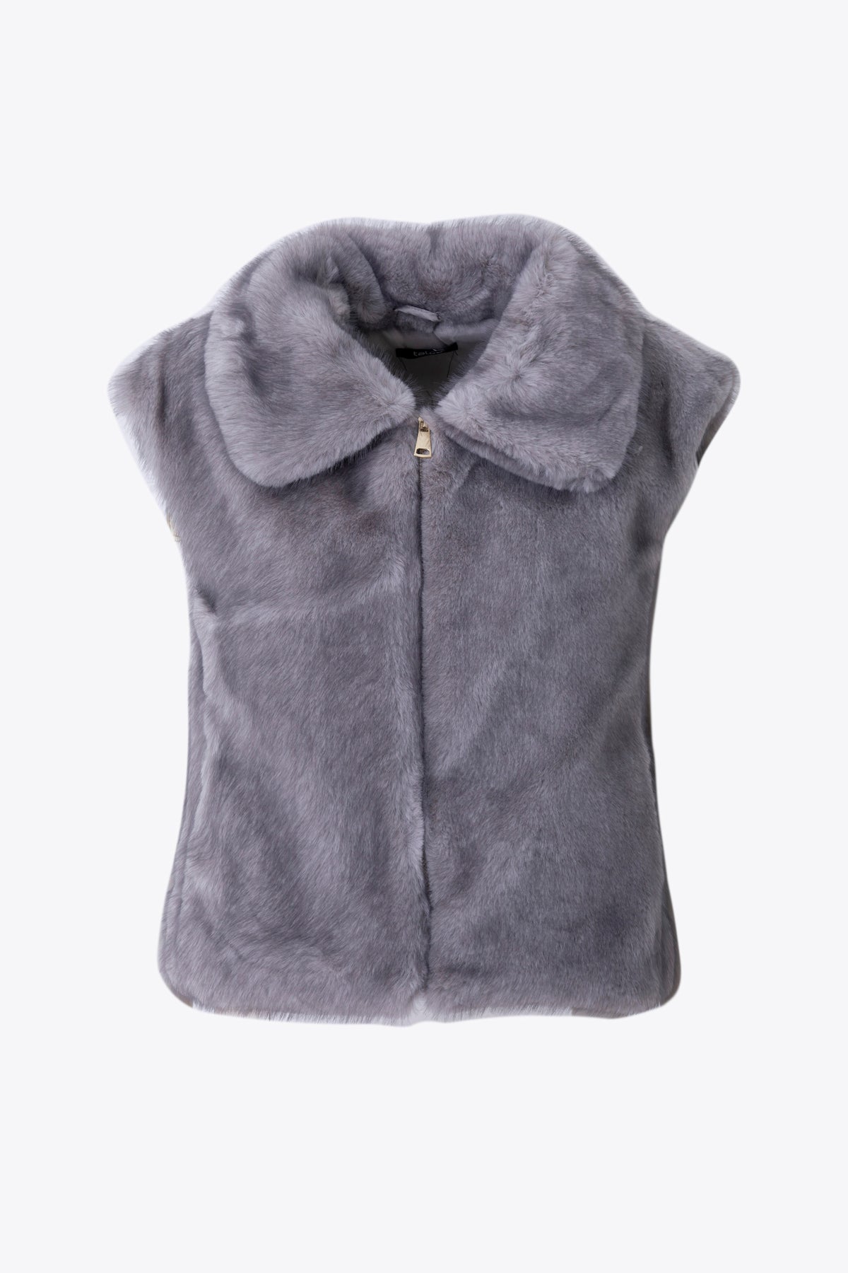 Gilet con cerniera in ecopelliccia - FW27