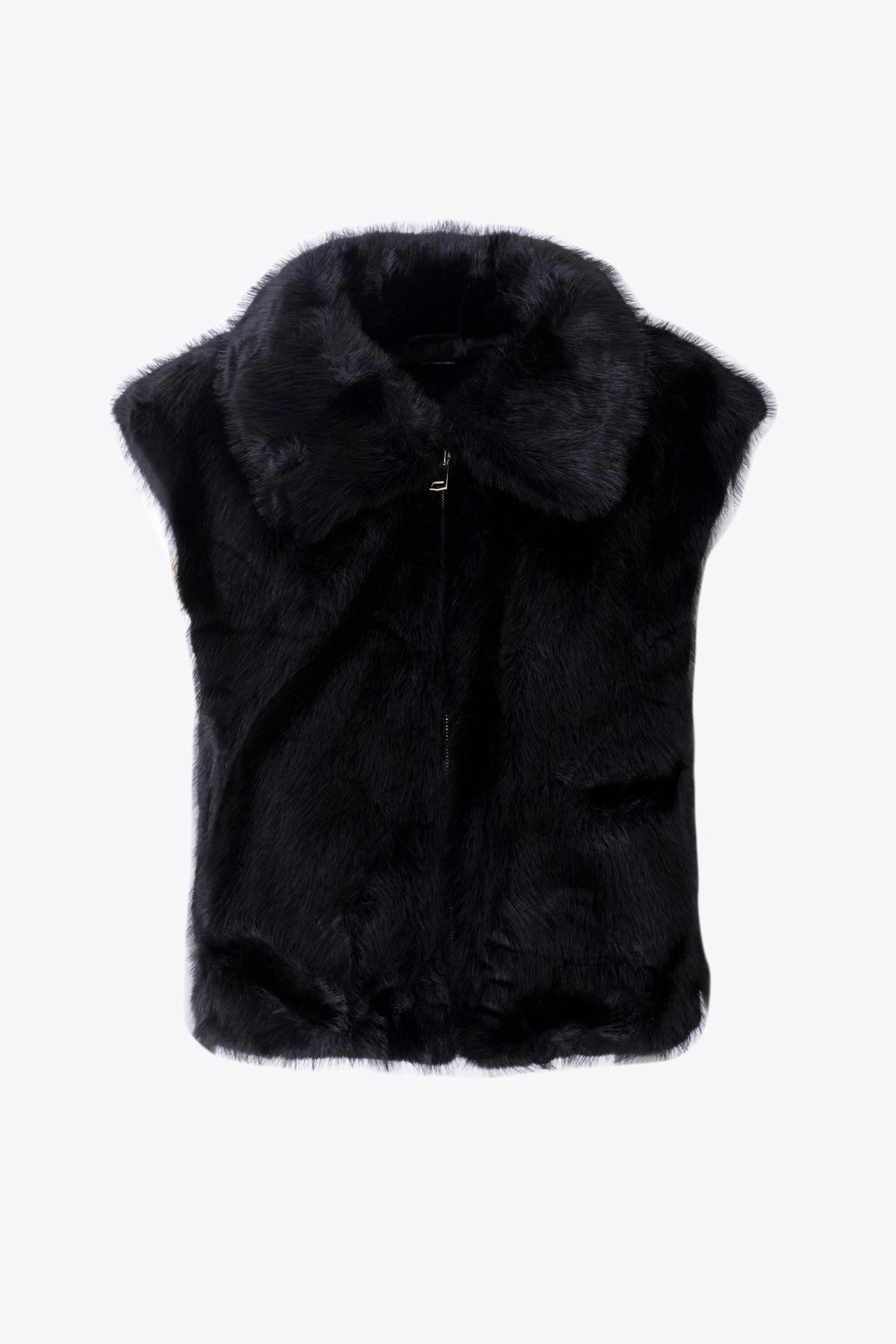 Gilet con cerniera in ecopelliccia - FW27