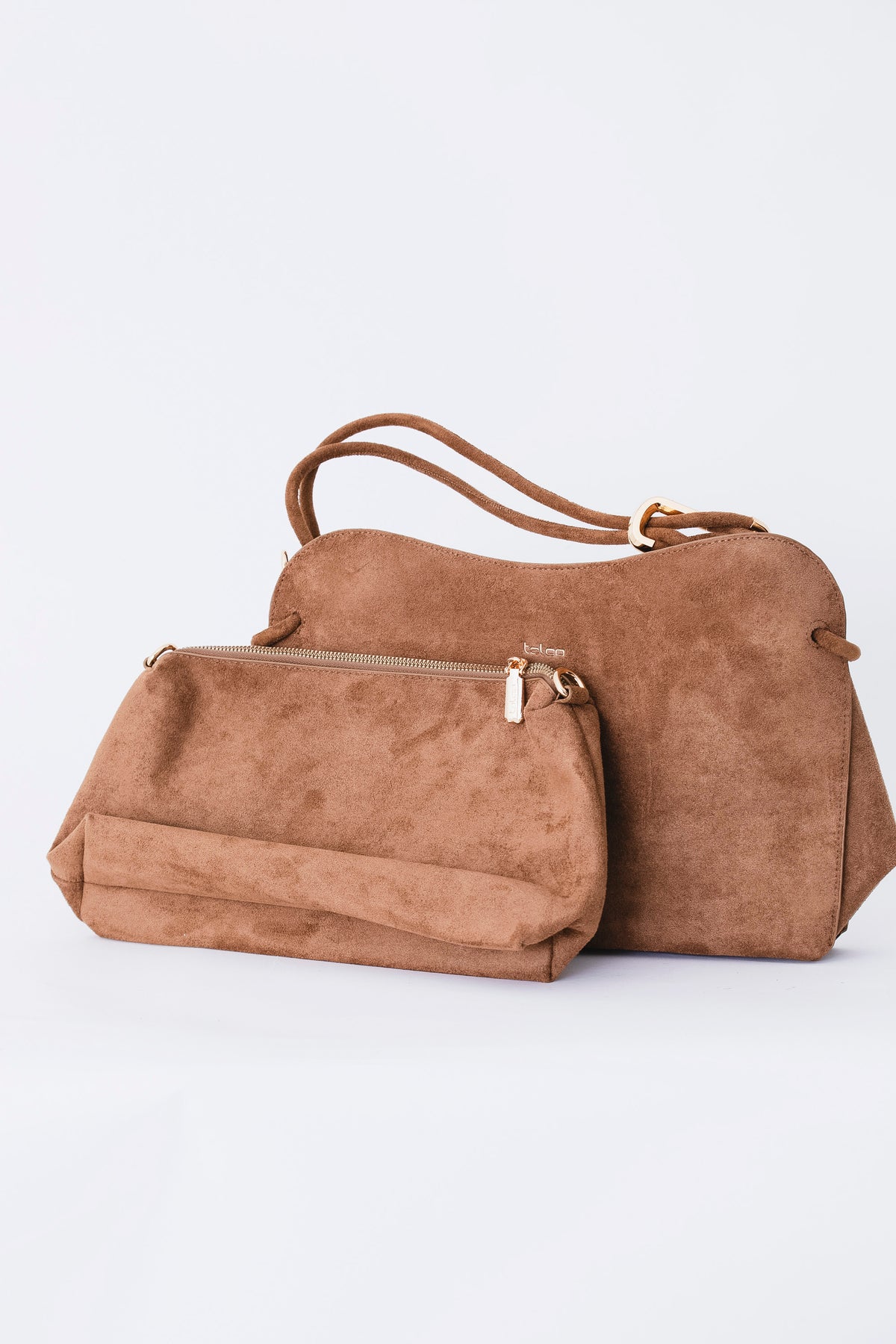 Borsa a mano in effetto camoscio - FW27
