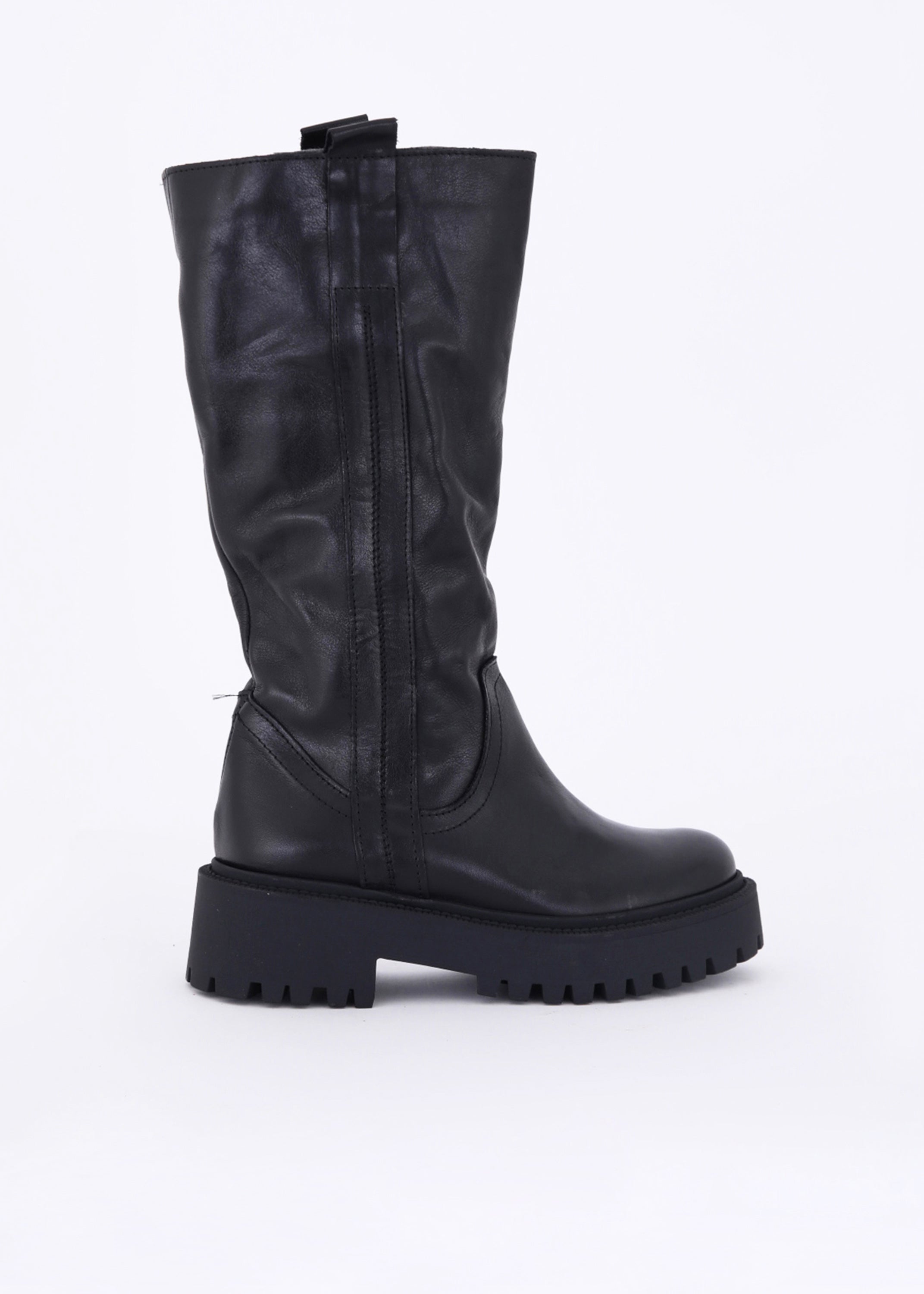 Stivali in pelle con gambale alto - FW23