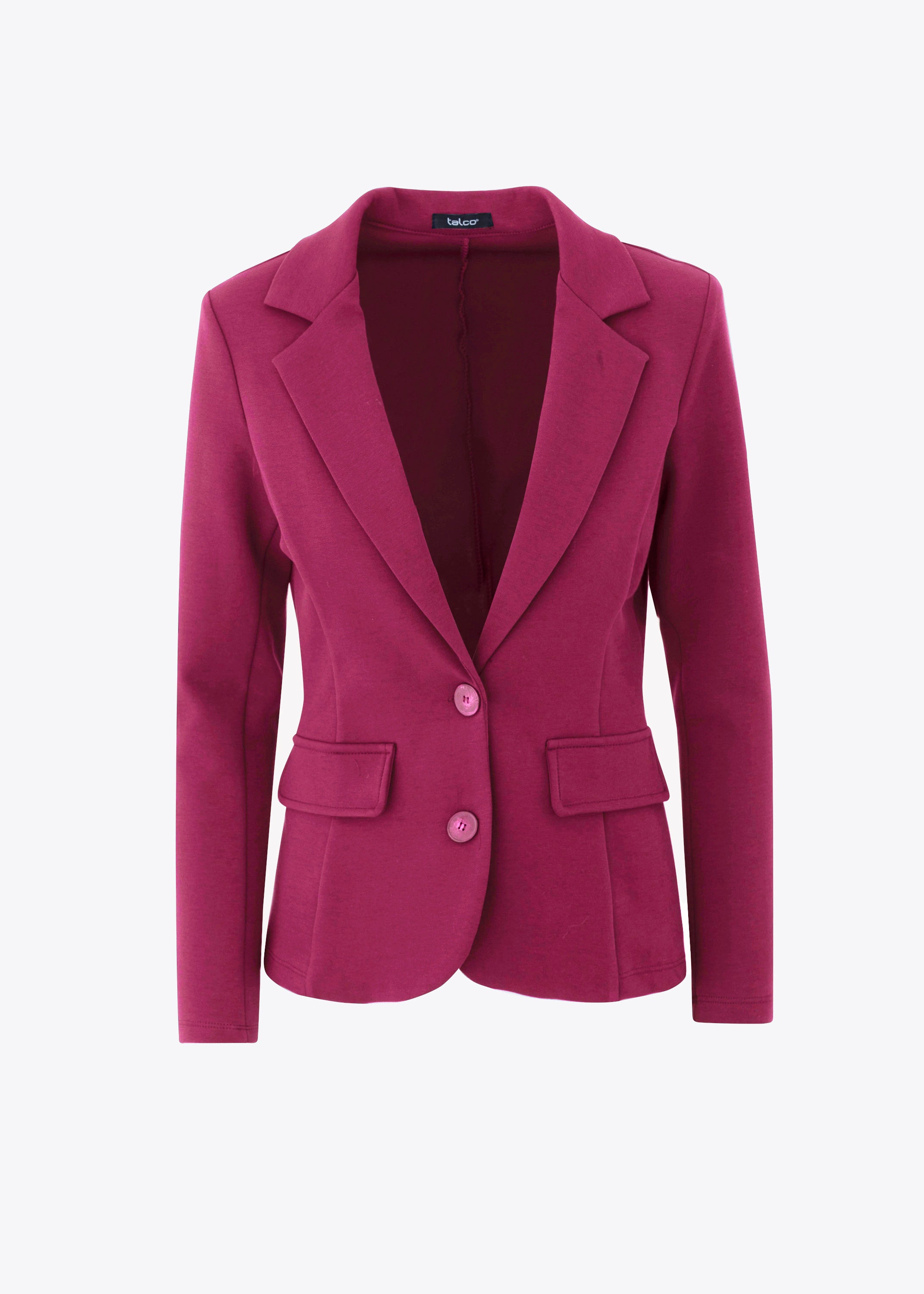 Blazer ad un petto in cotone elasticizzato - PE25