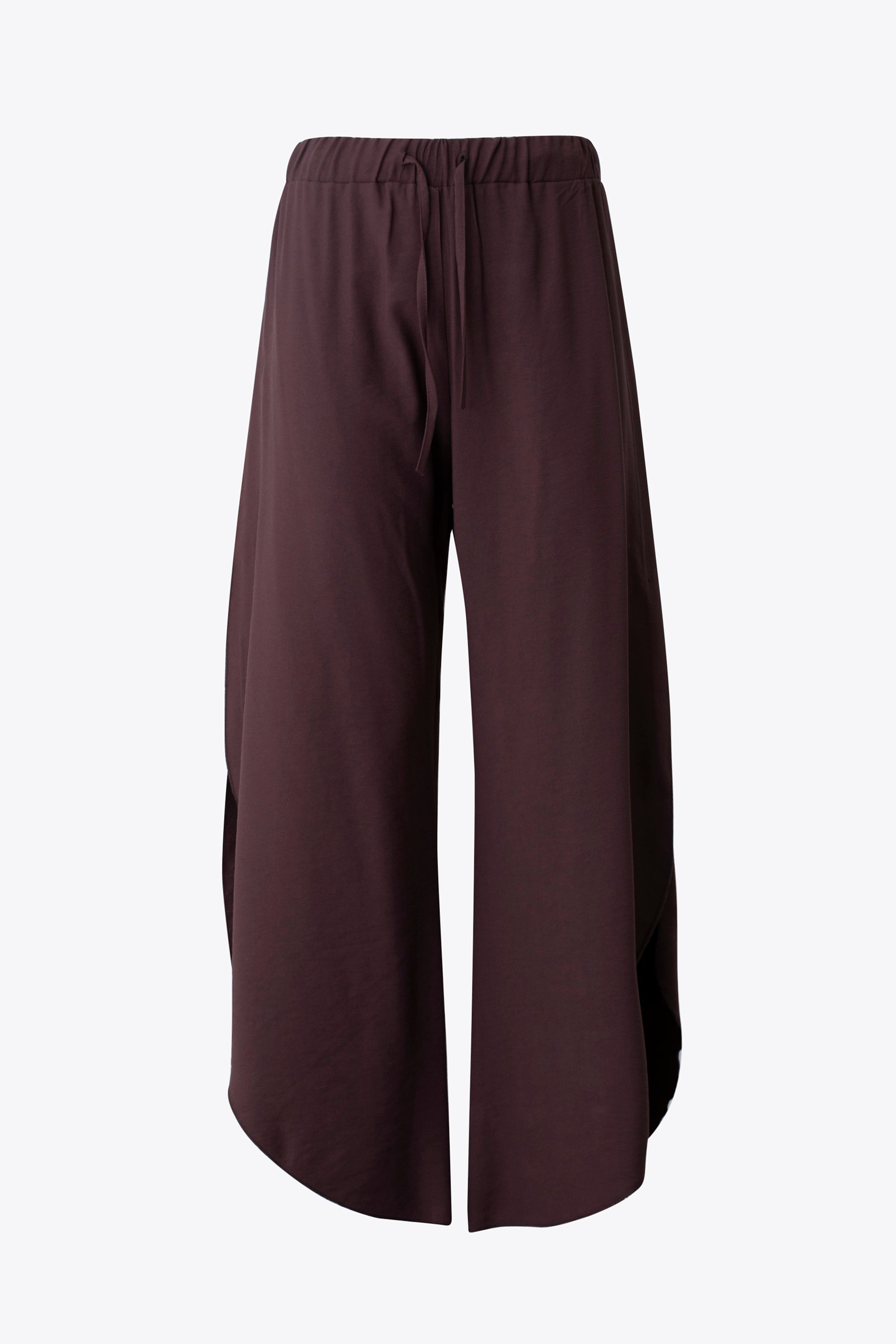 Pantalone ampio con spacchi laterali in viscosa - PE26