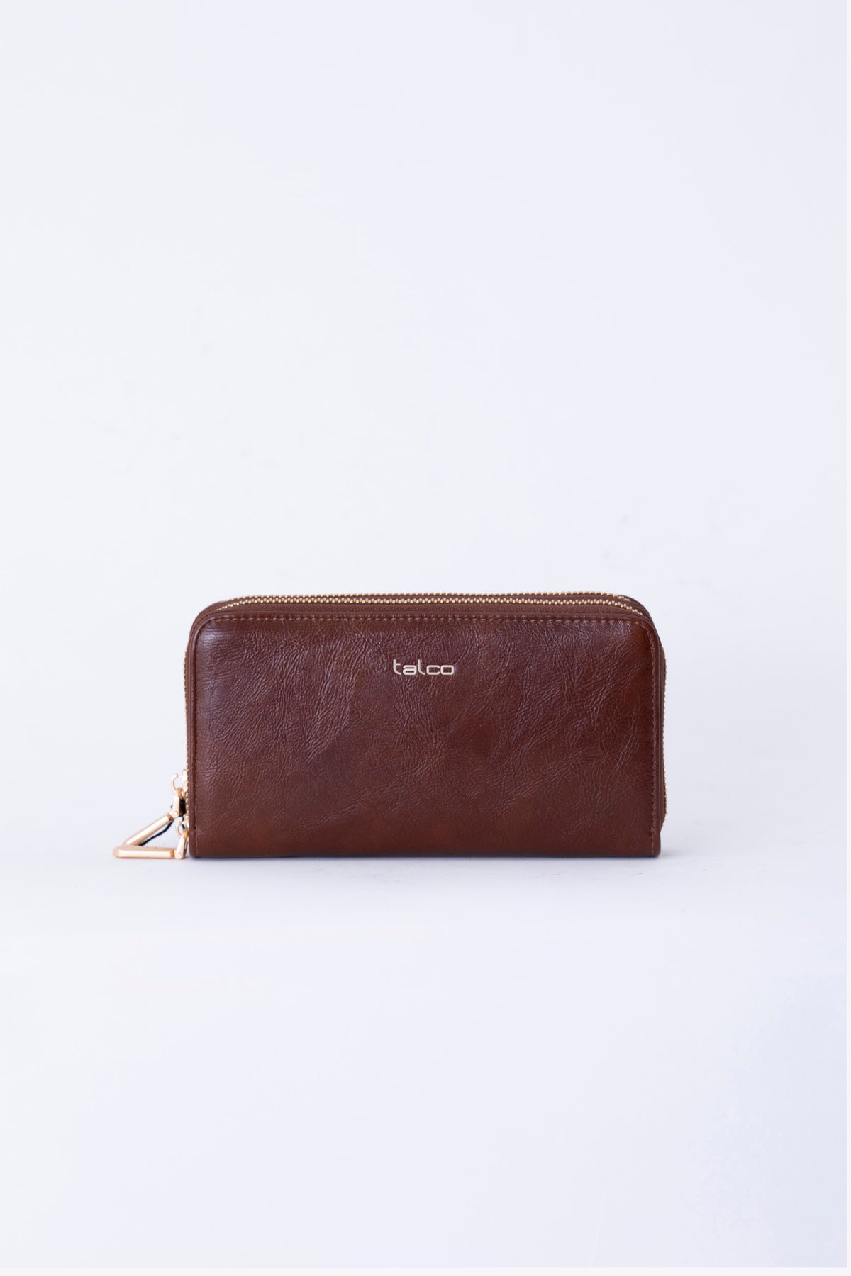 Portafoglio in similpelle effetto vintage doppia zip - FW27