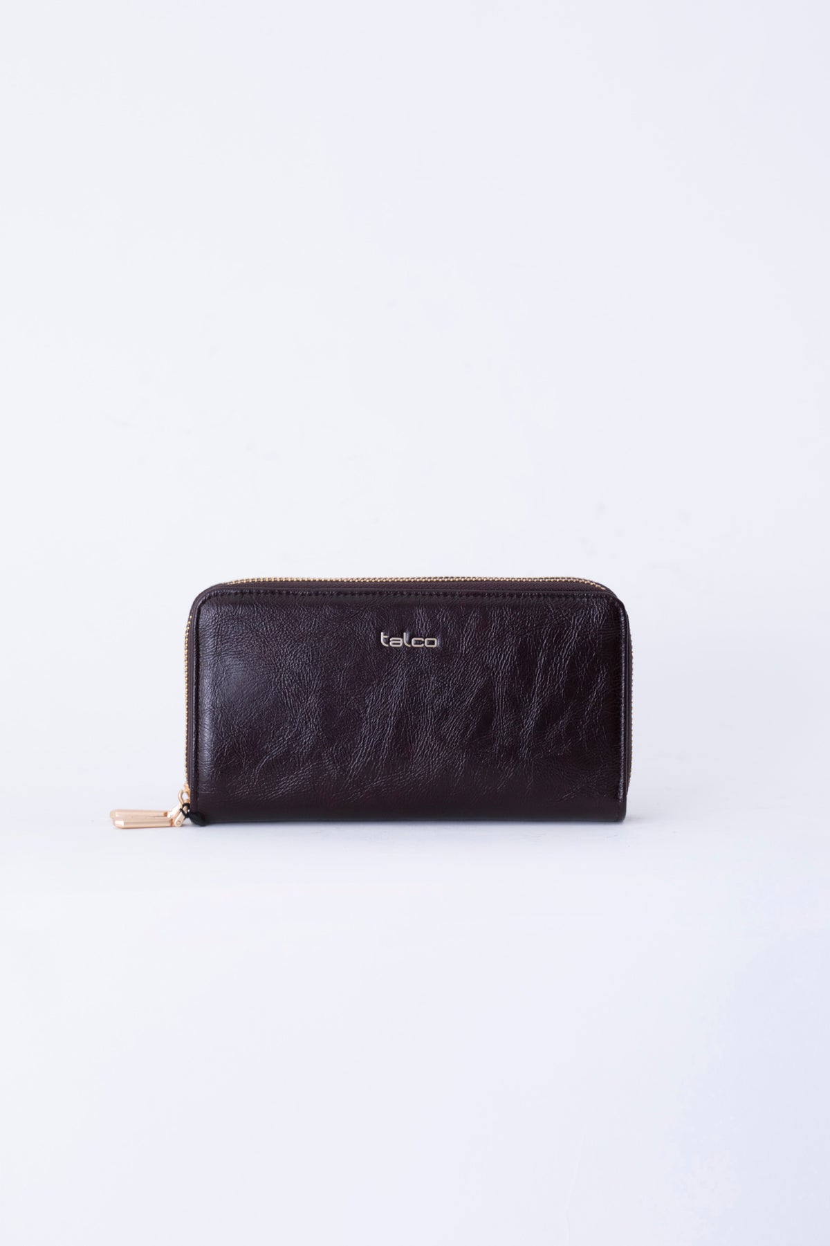Portafoglio in similpelle effetto vintage doppia zip - FW27
