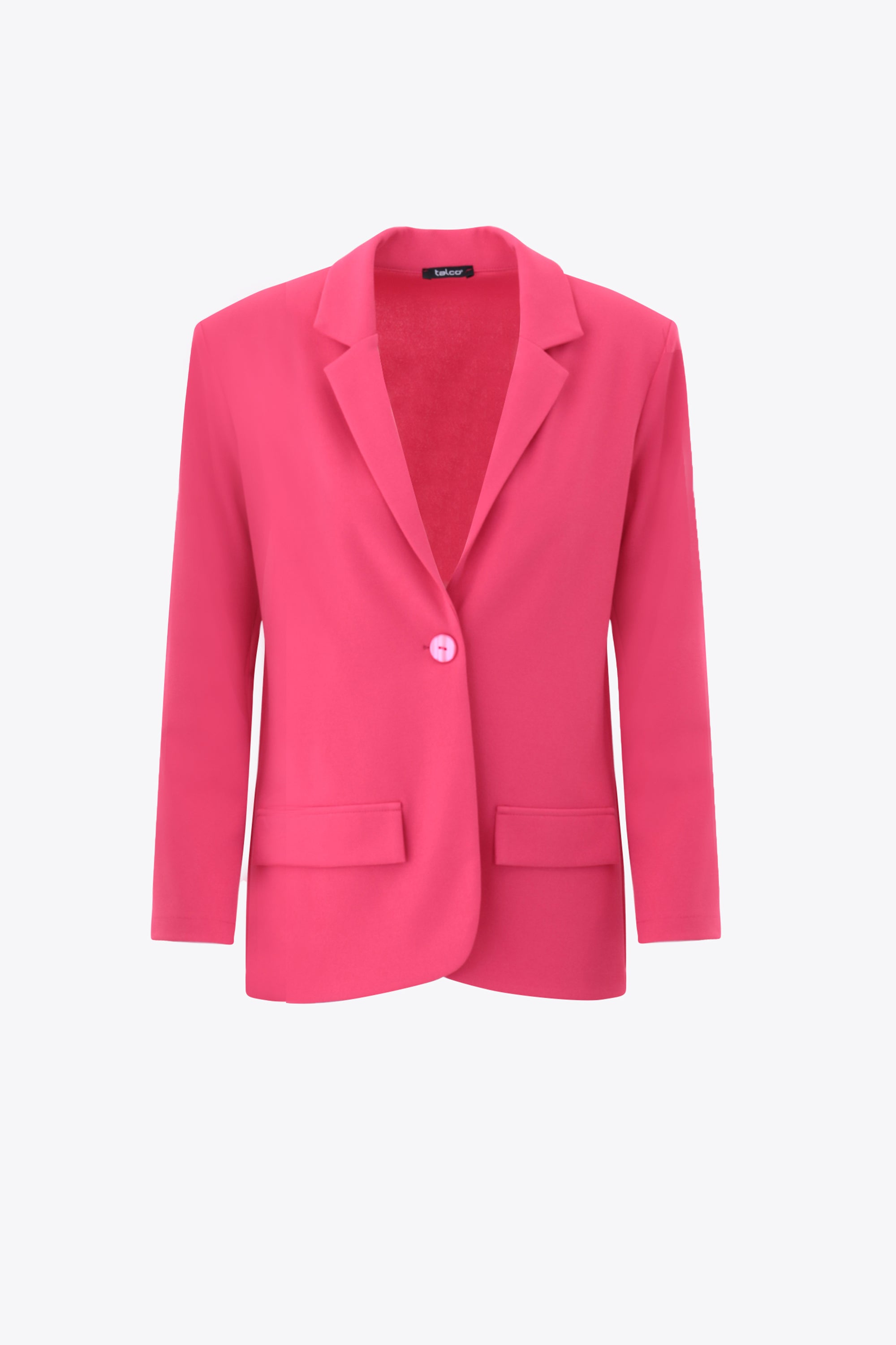 Blazer over ad un petto in scuba crepe - PE25