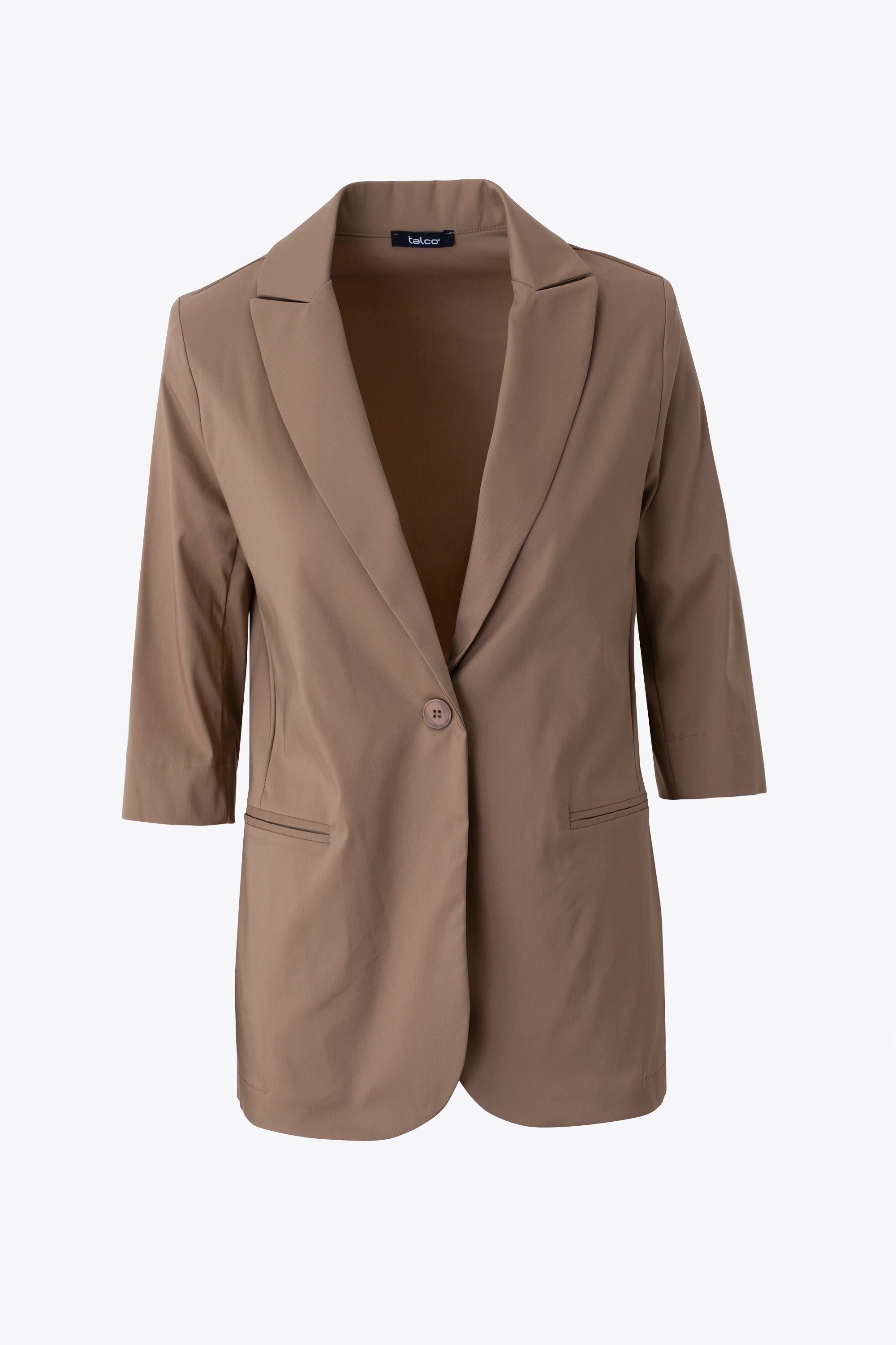 Blazer ad un petto in cotone elasticizzato - PE26