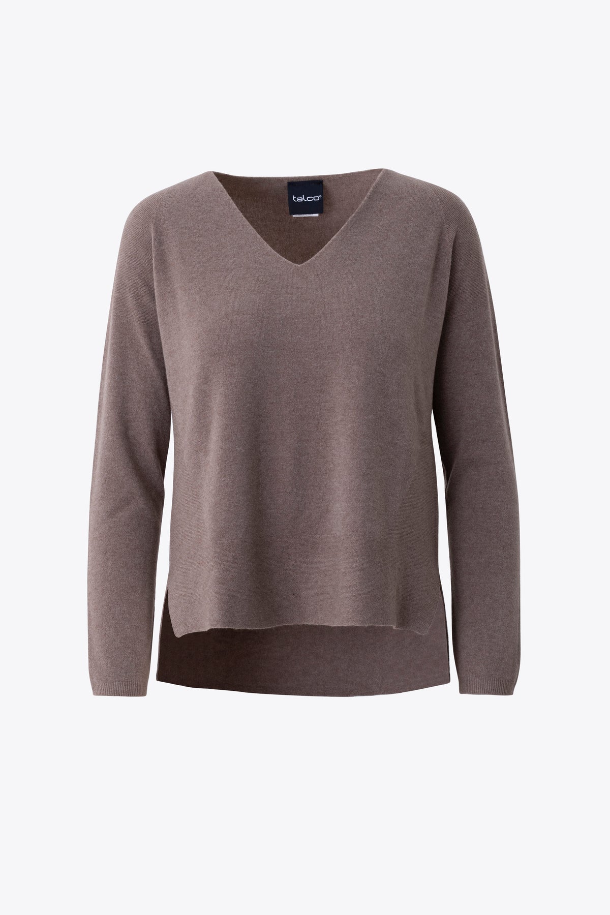 Maglia fondo asimmetrico scollo a V - FW27