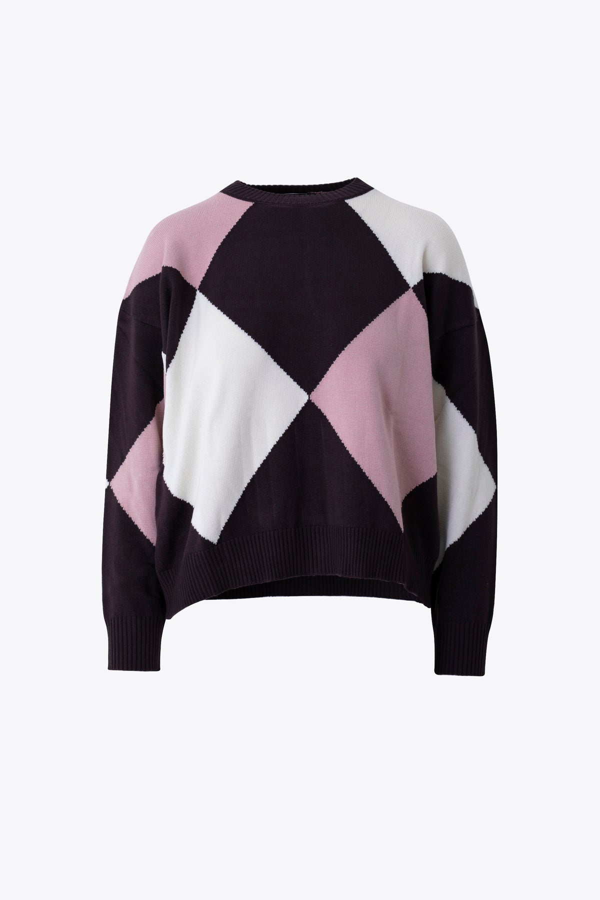 Pullover in viscosa a quadri - FW27