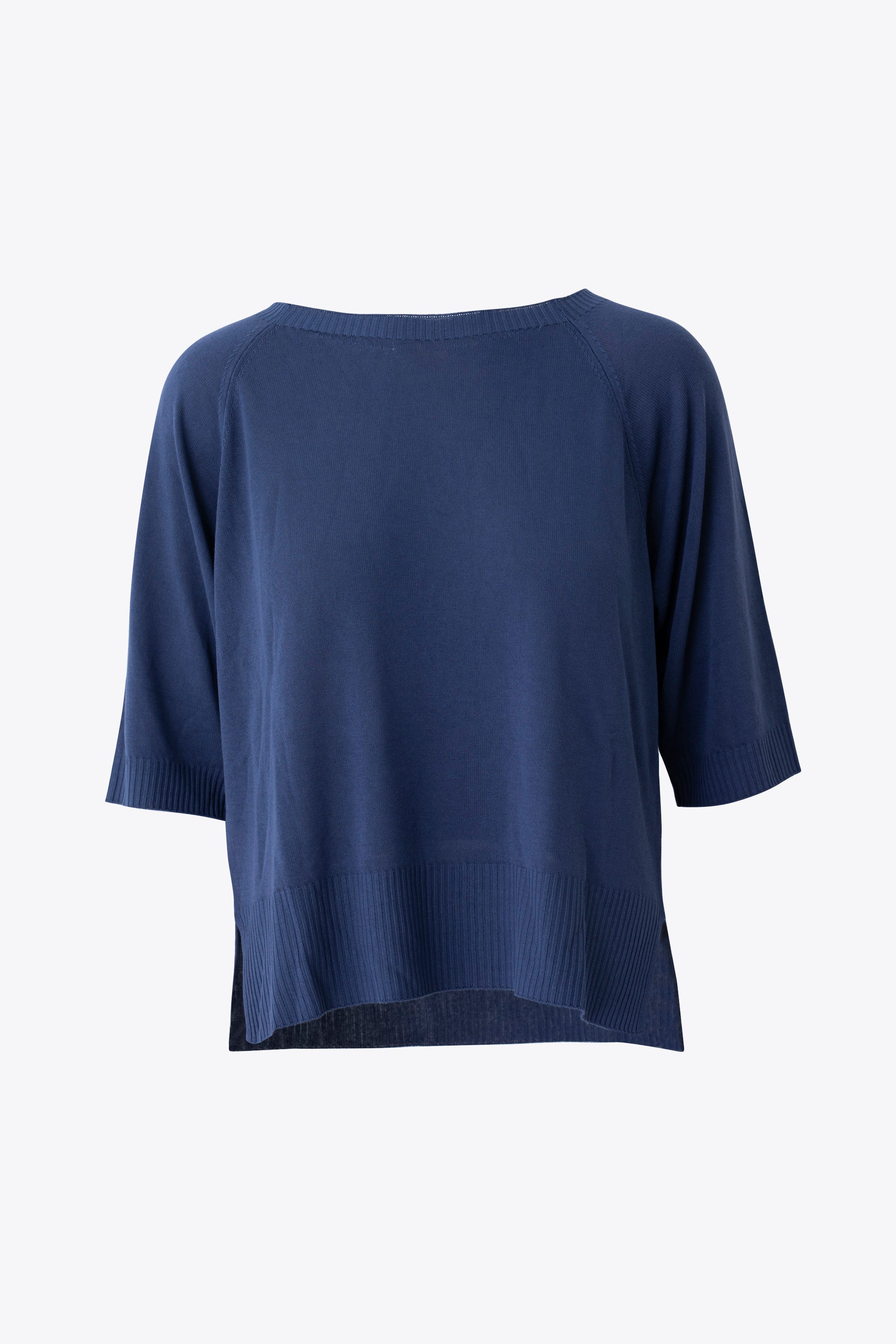 Maglia in viscosa con profili a costine - PE26