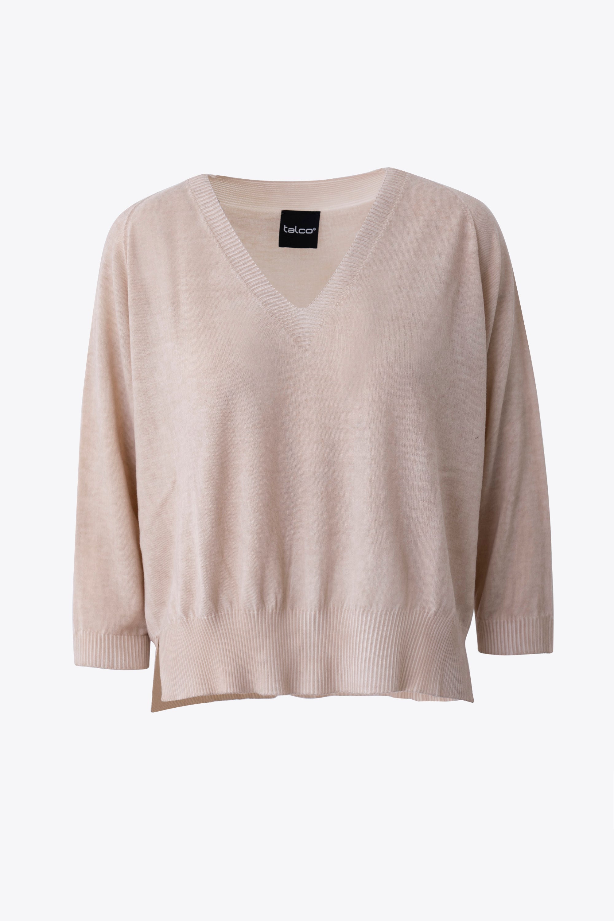 Maglia scollo a V in misto viscosa - PE26