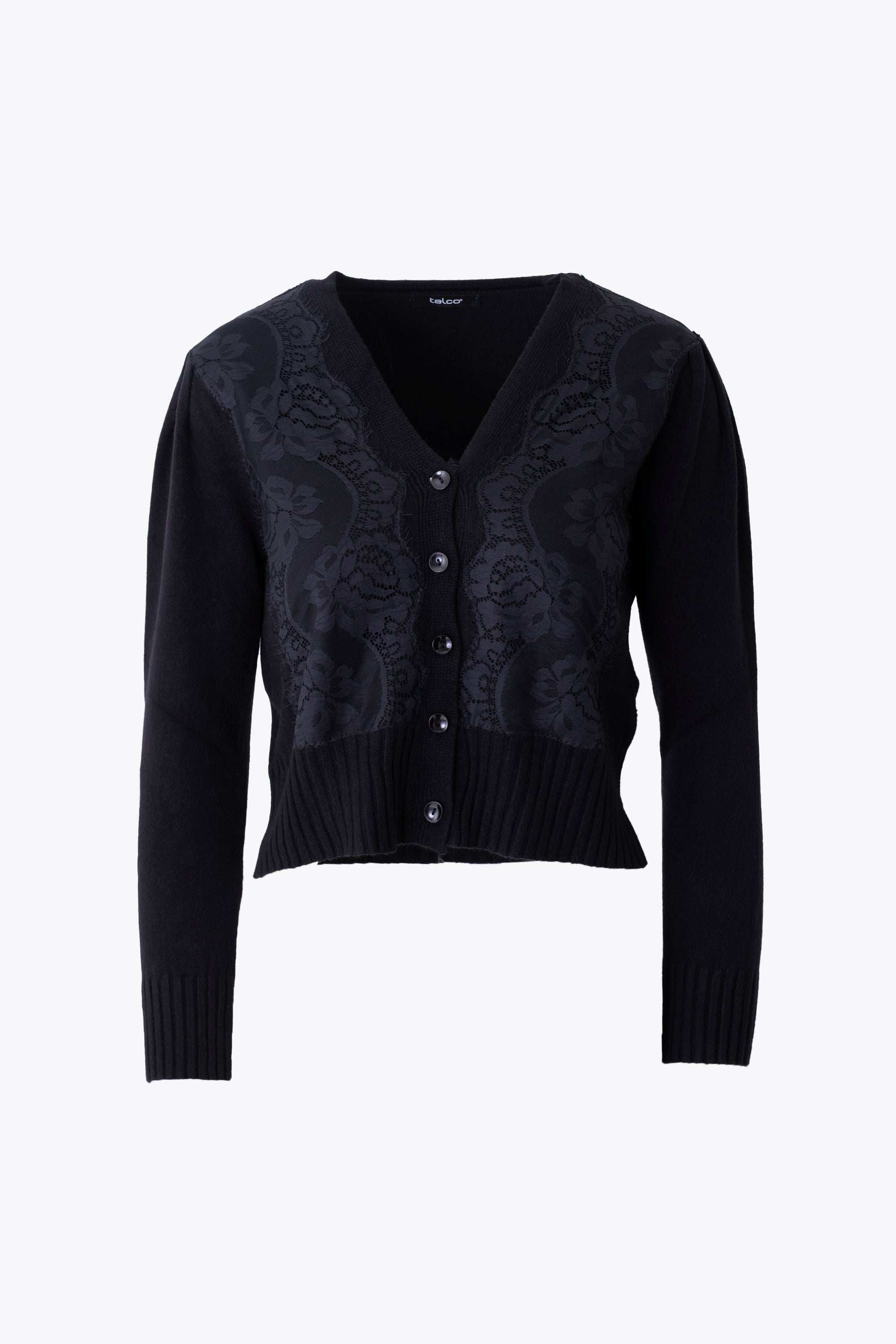 Giacca in misto viscosa con inserto in pizzo - FW27