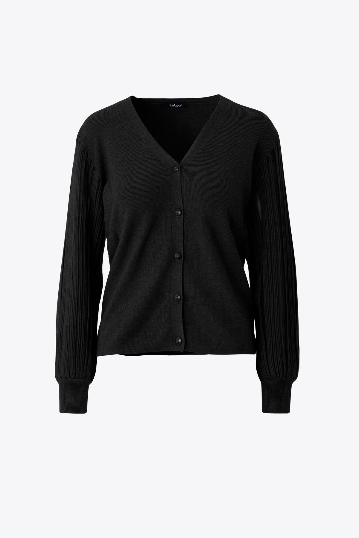 Giacca in maglia con inserti in trasparenza sulle maniche - FW27