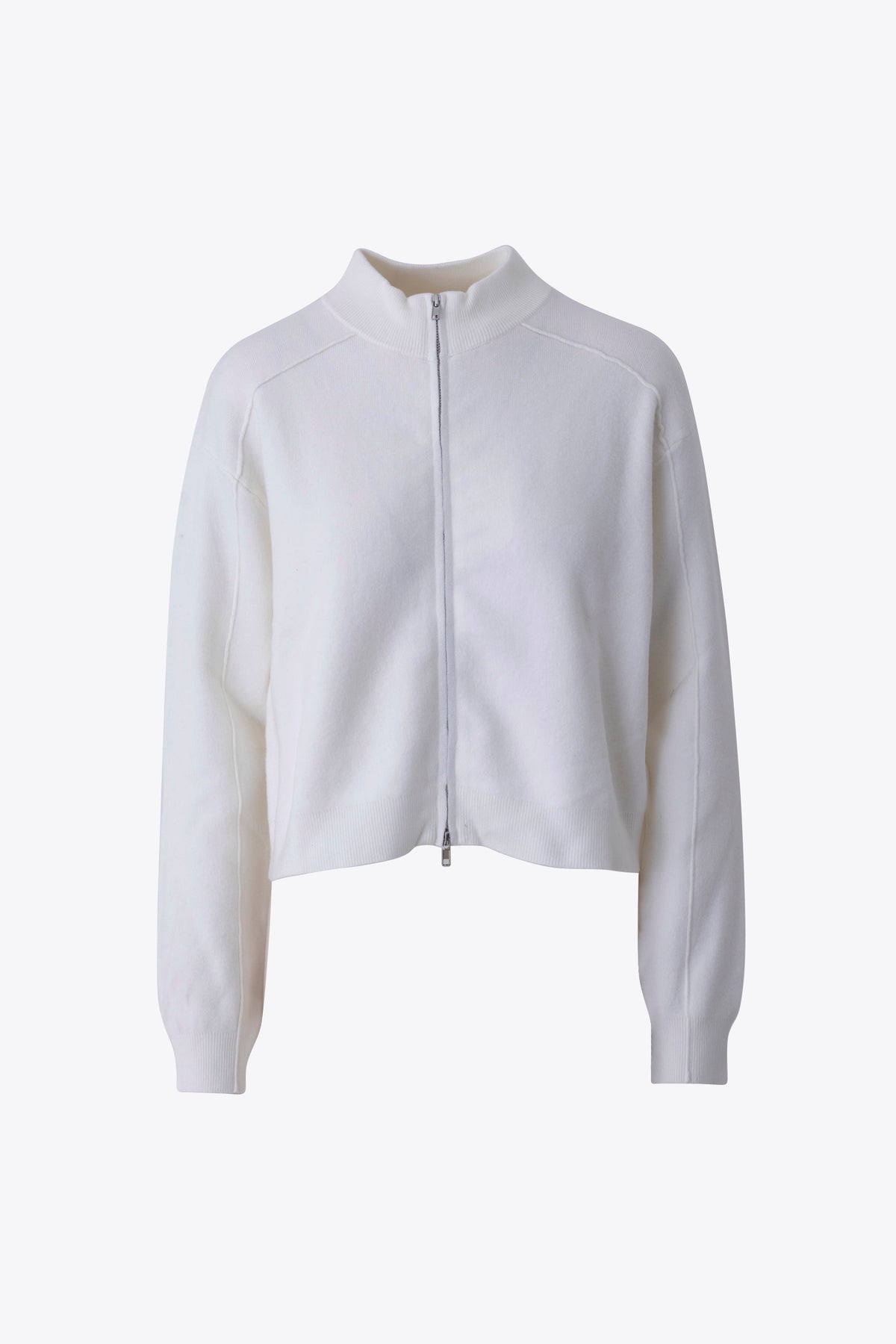 Giacca con cerniera in misto lana - FW27