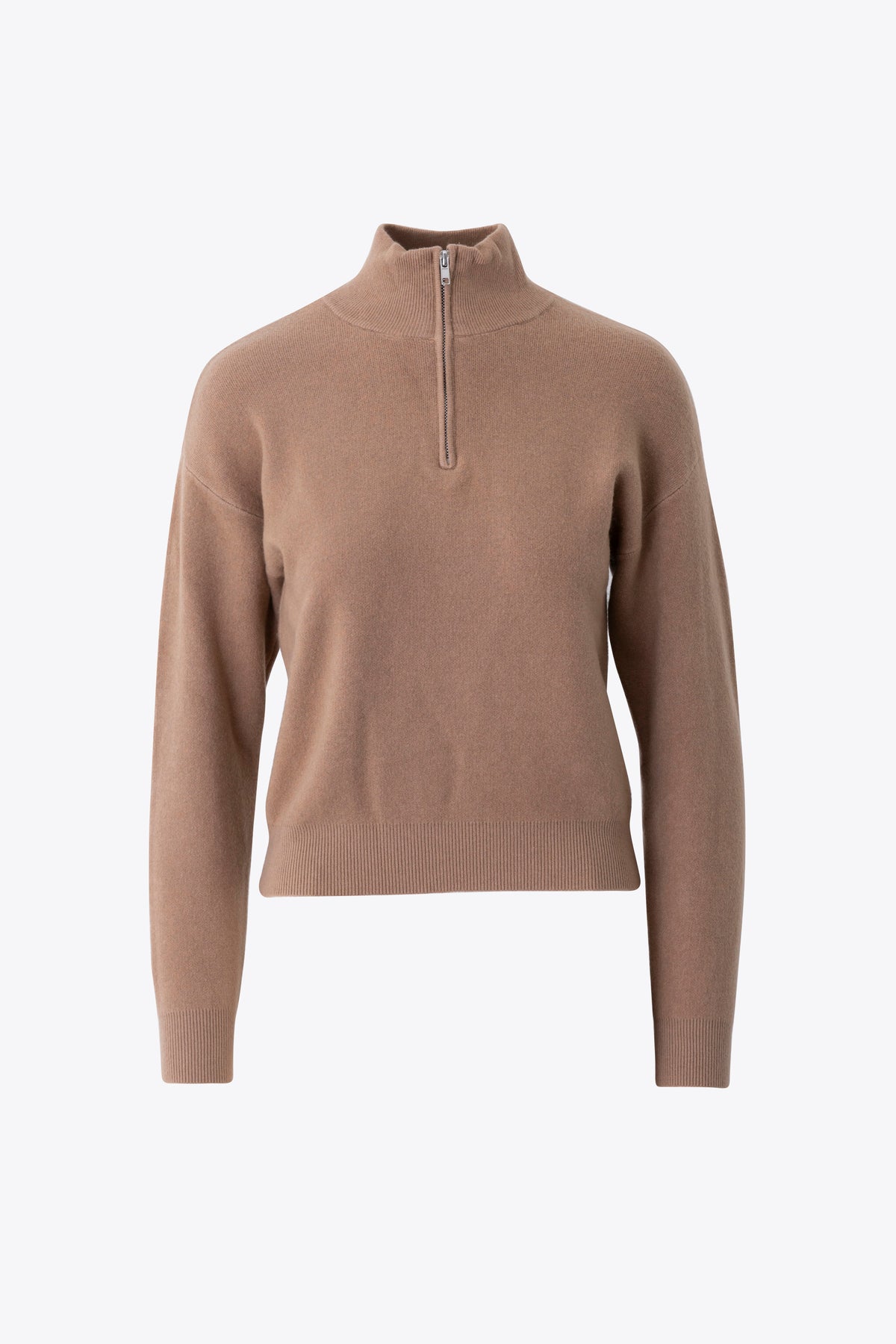 Maglia con mezza zip in misto lana - FW27