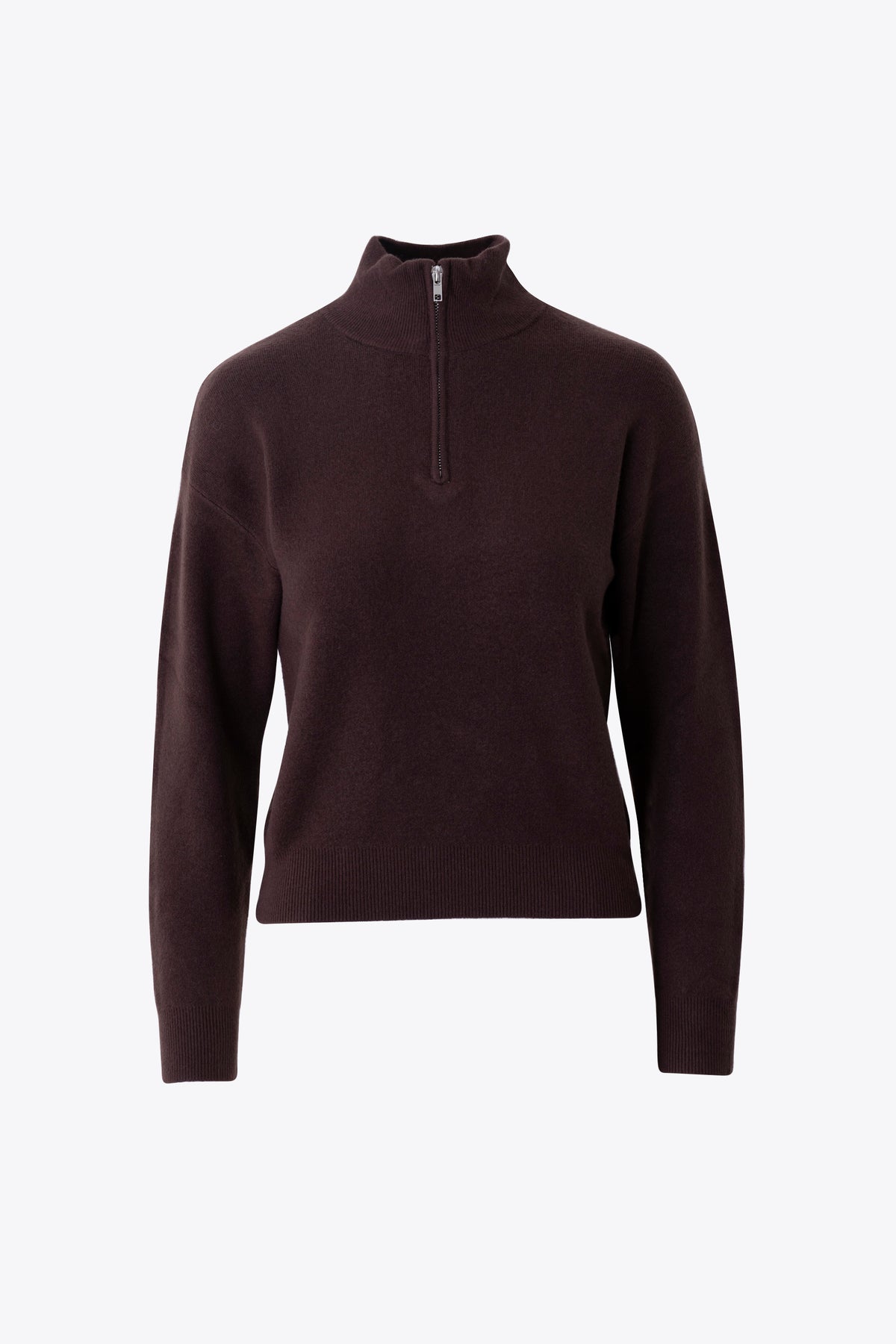 Maglia con mezza zip in misto lana - FW27