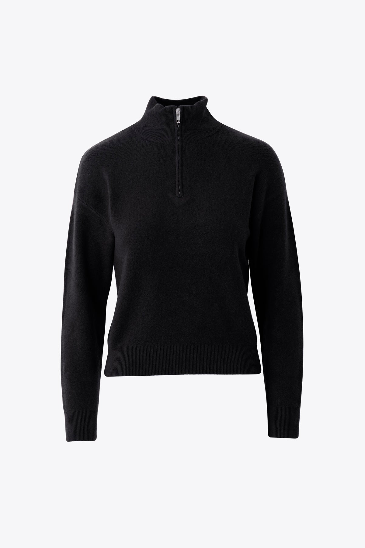 Maglia con mezza zip in misto lana - FW27