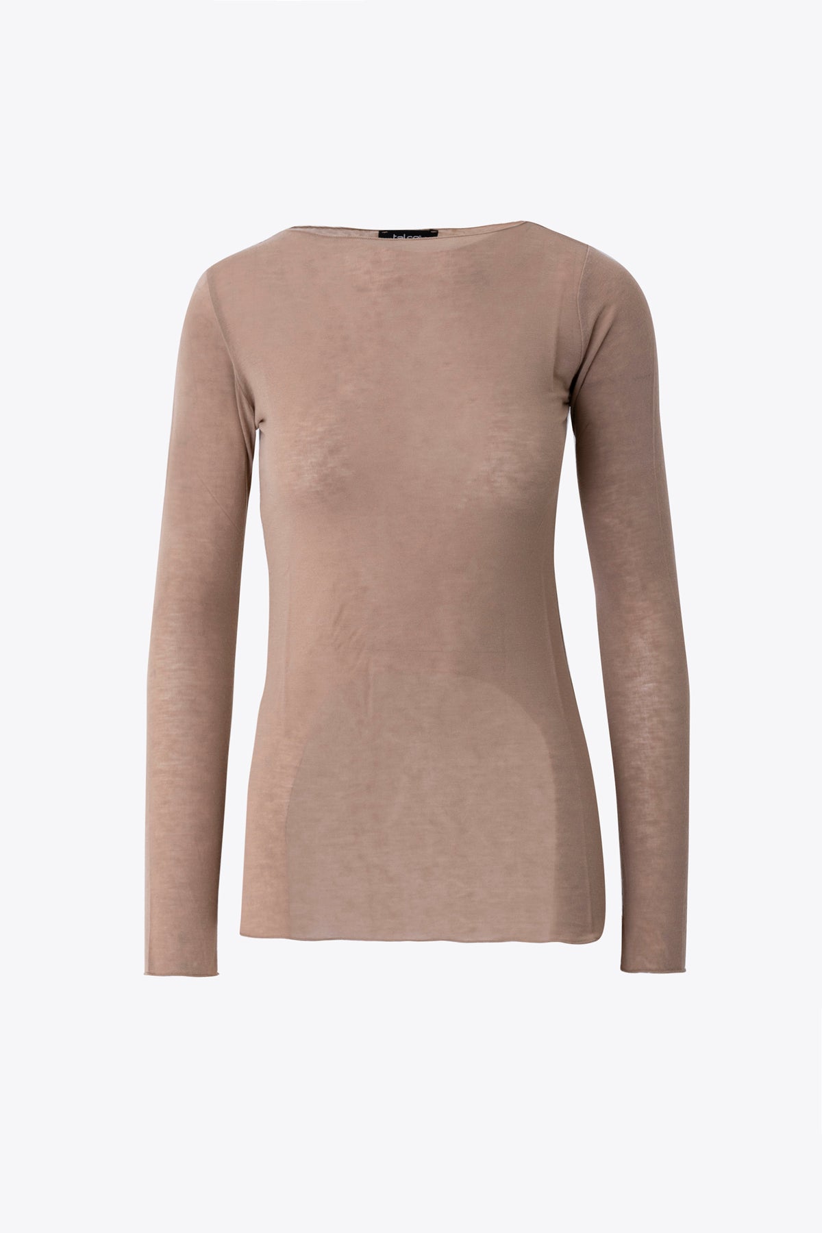 Maglia scollo a barca in misto cachemire - FW27
