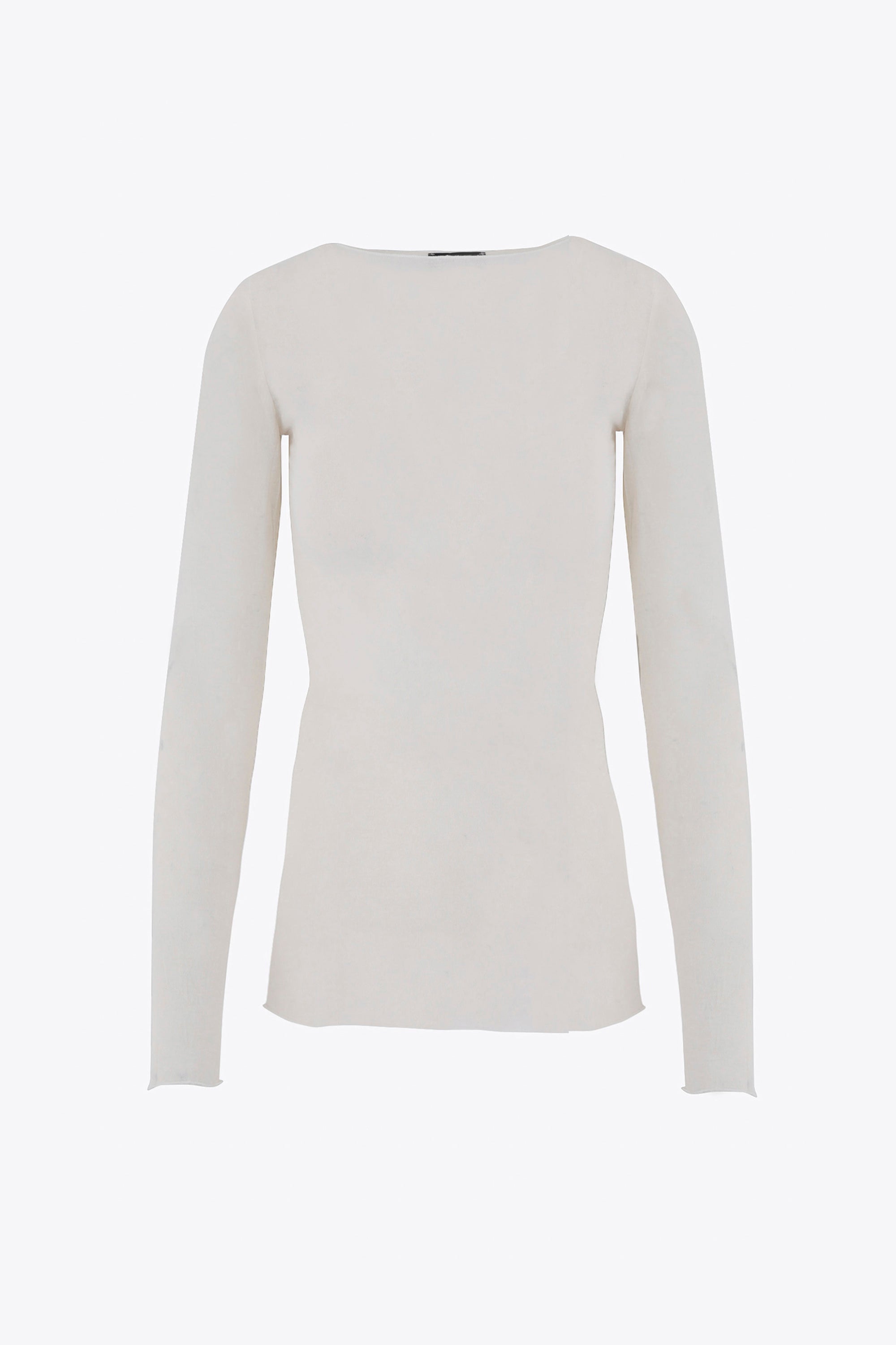 Maglia scollo a barca in misto cachemire - FW27
