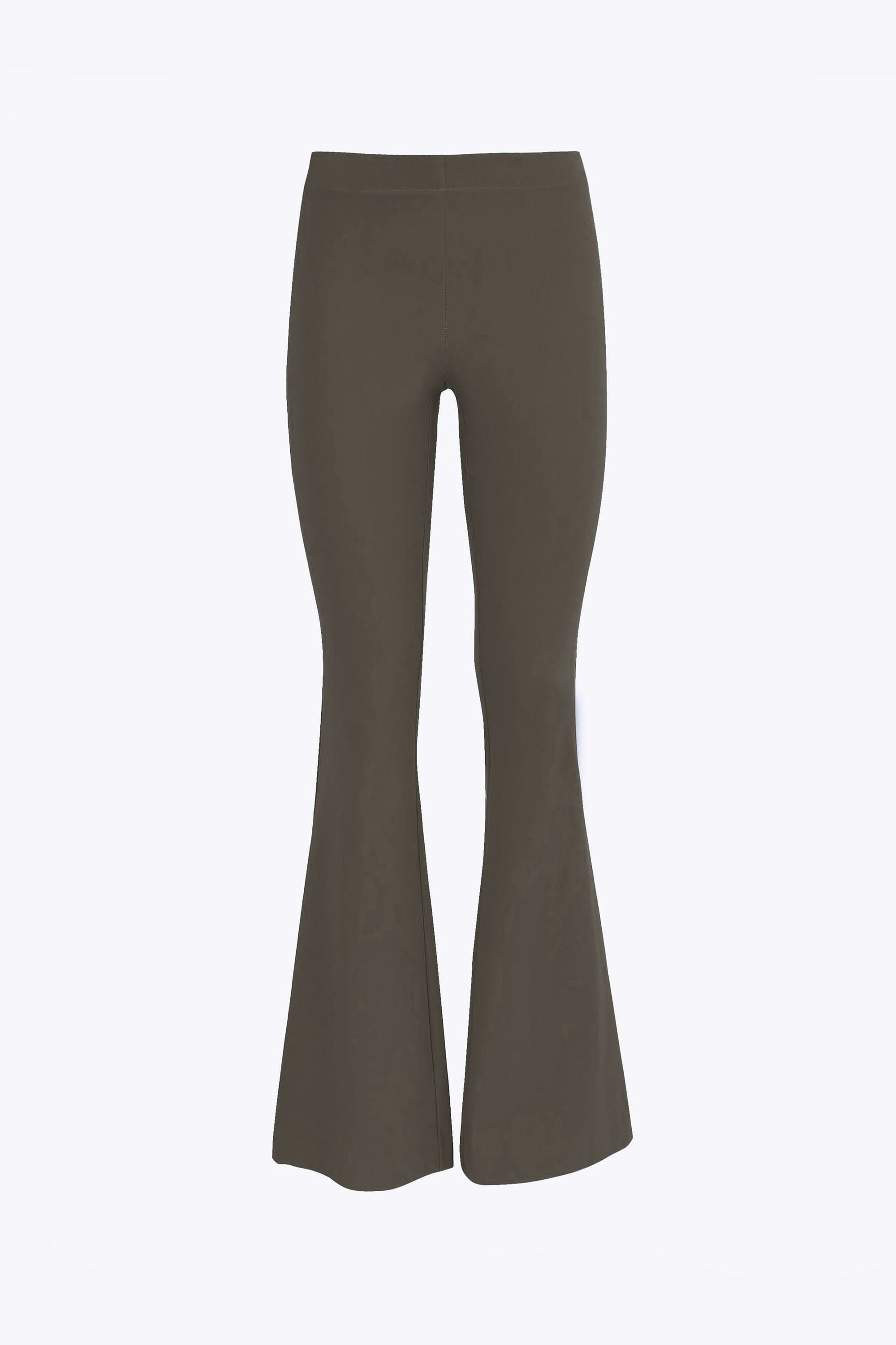 Pantaloni a zampa in bengalina stretch - PE26