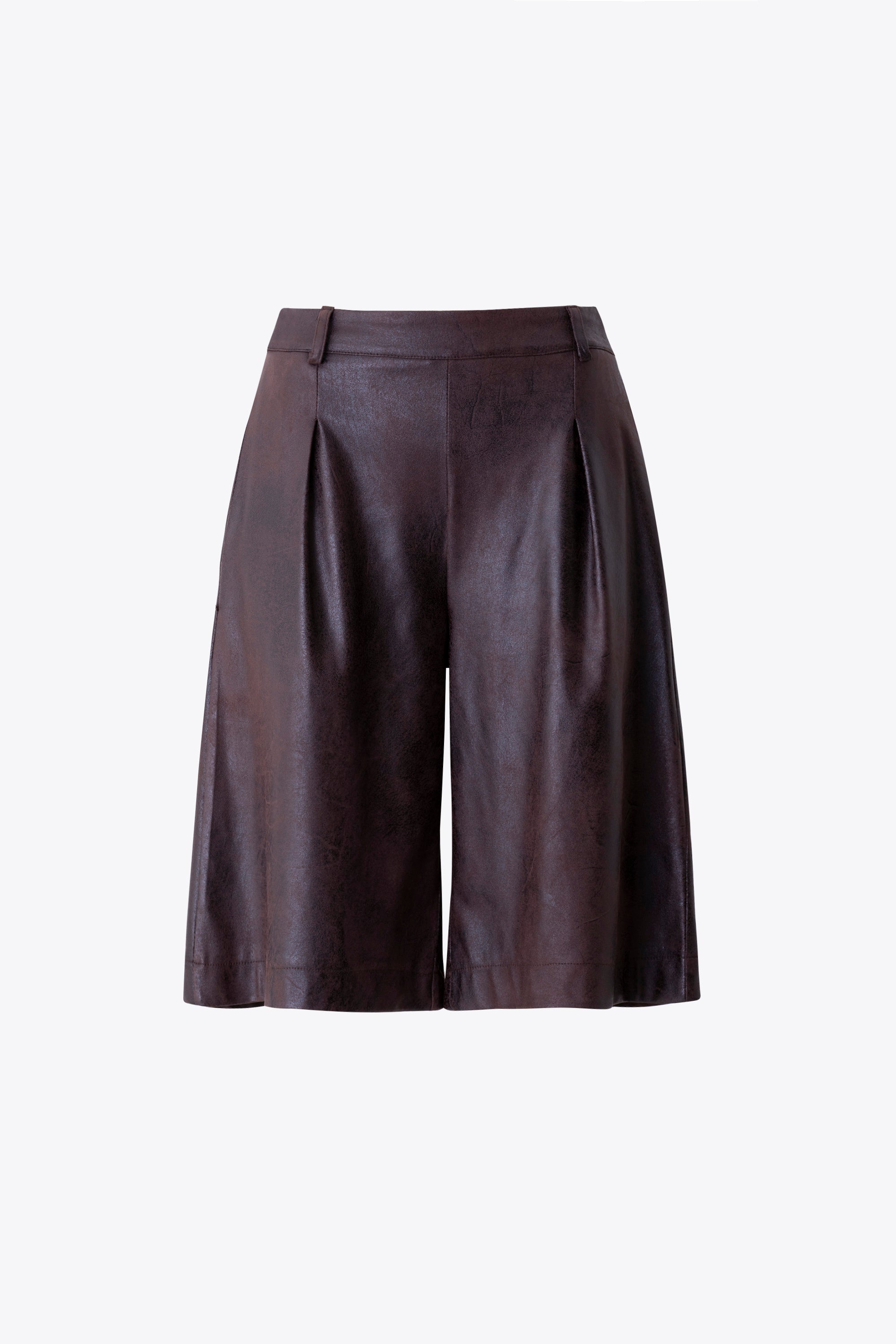 Bermuda in tessuto effetto pelle - FW27