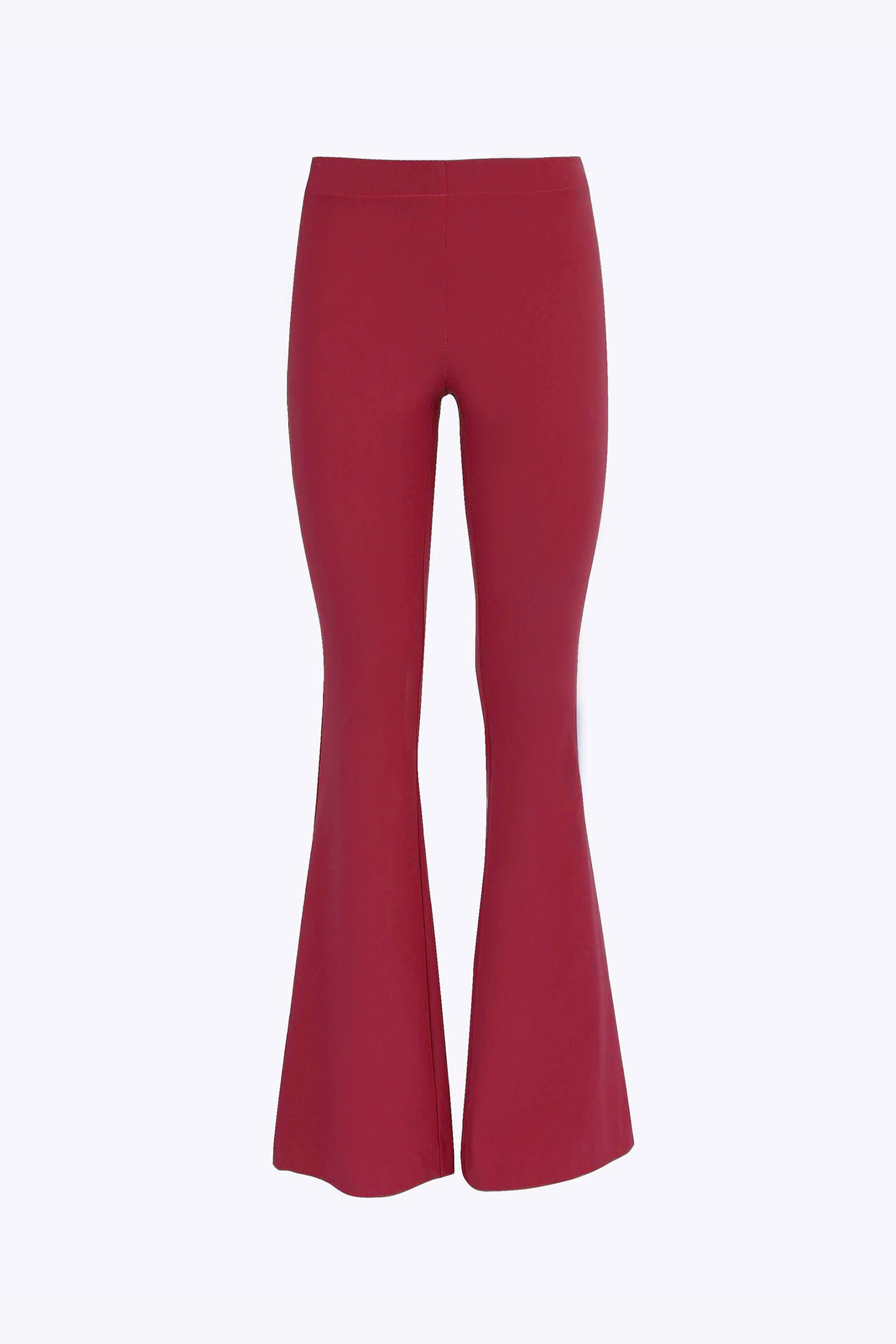Pantaloni a zampa in bengalina stretch - PE26