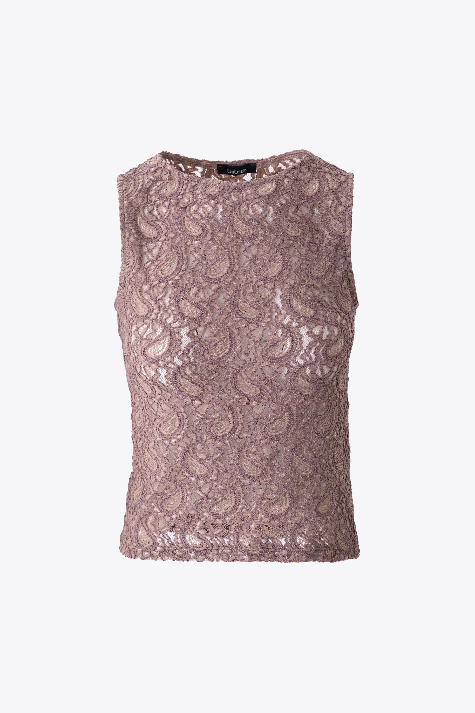 Top in pizzo macramè - FW26