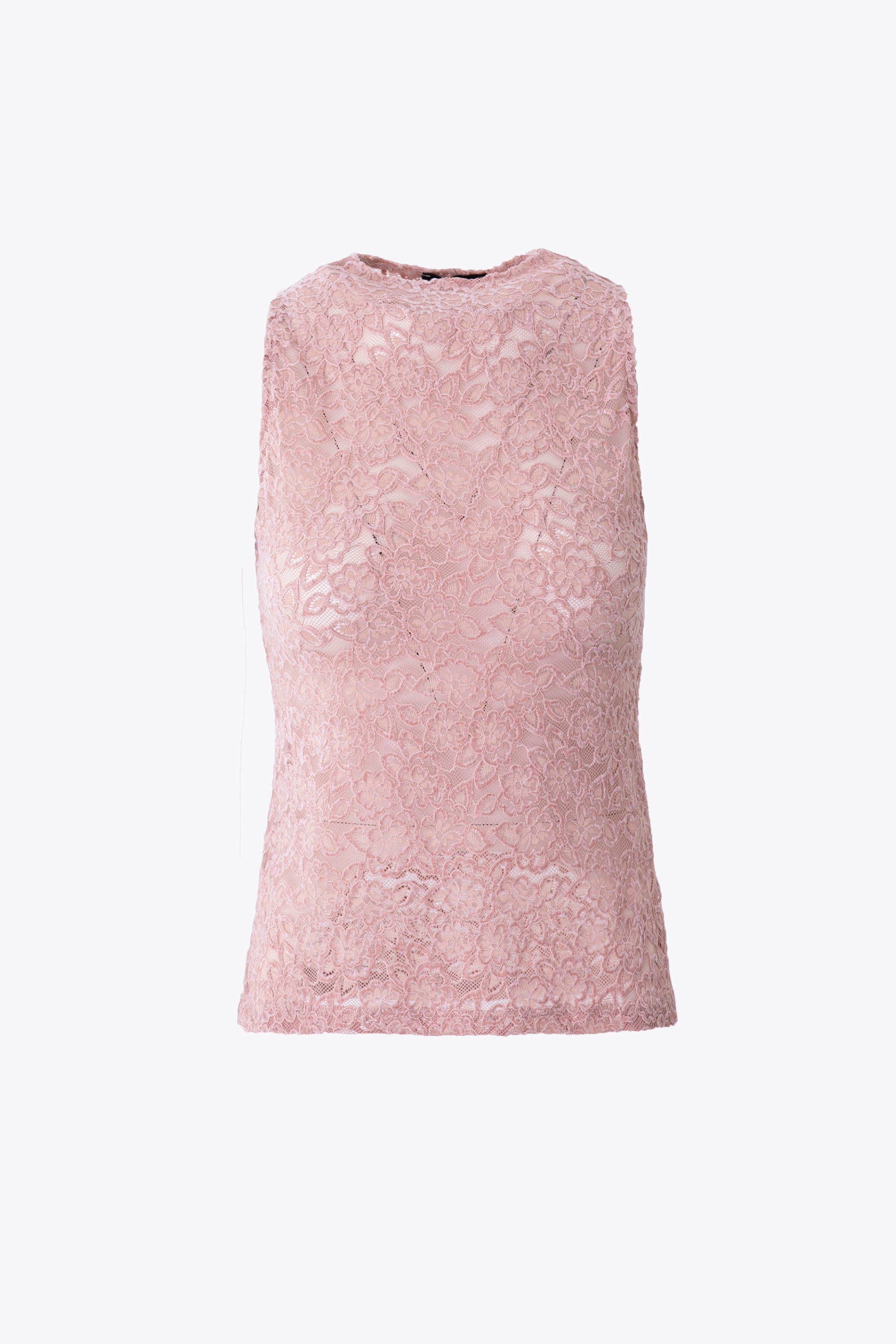 Top in pizzo floreale elasticizzato - FW27