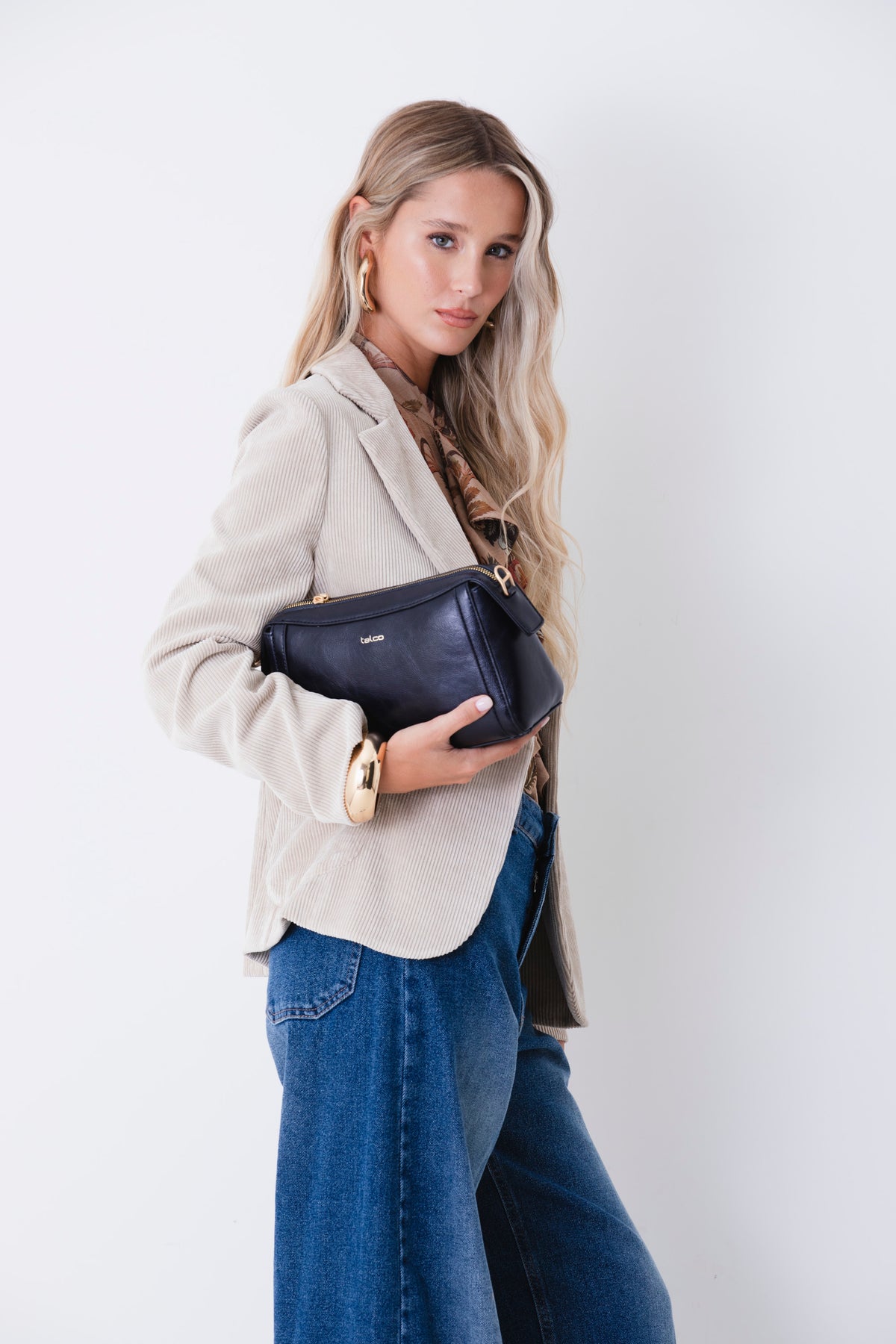 Blazer ad un petto in velluto a coste - FW27