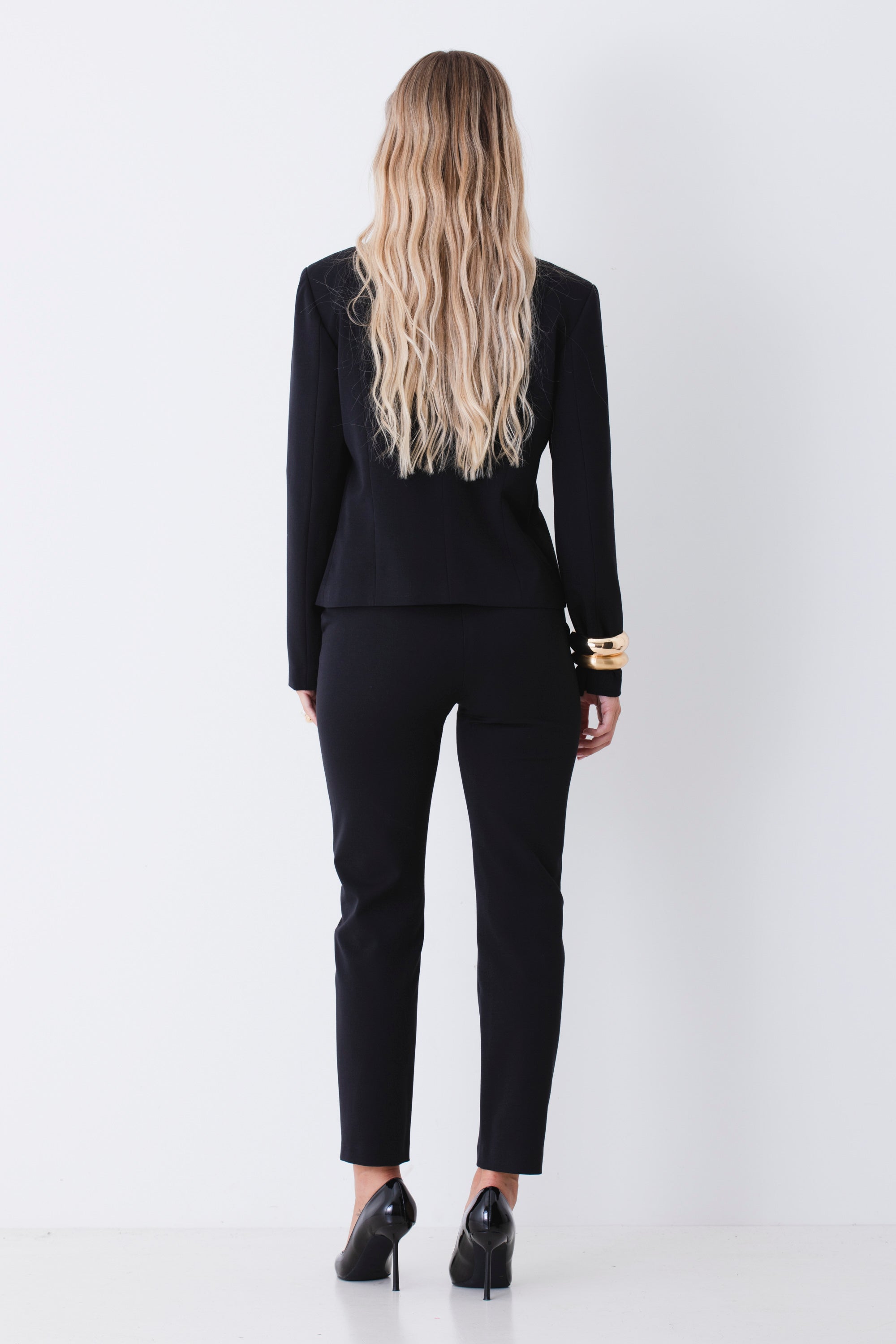 Giacca military chic con alamari in mano lana - FW27