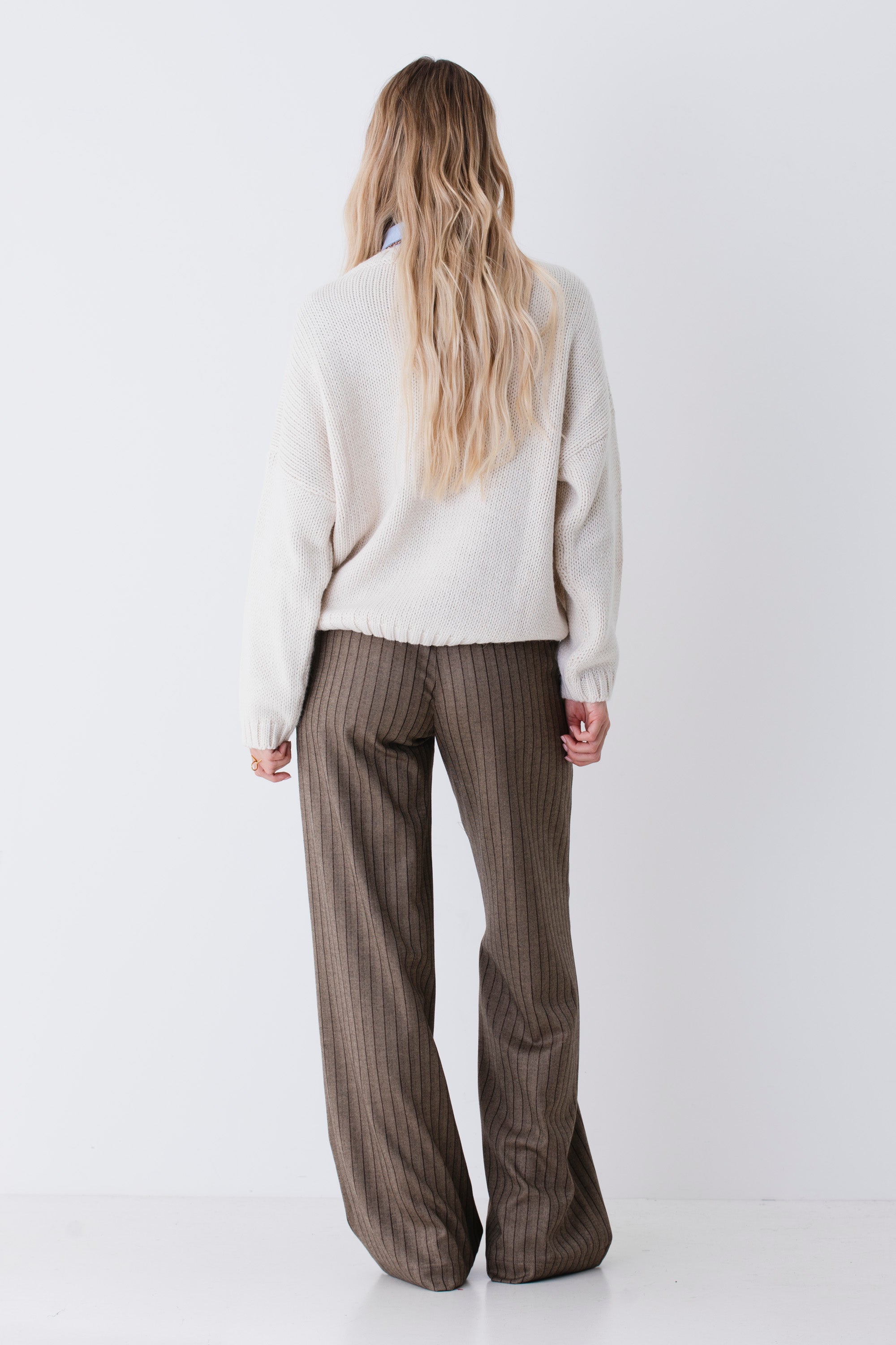 Pullover in misto lana con cuore - FW26