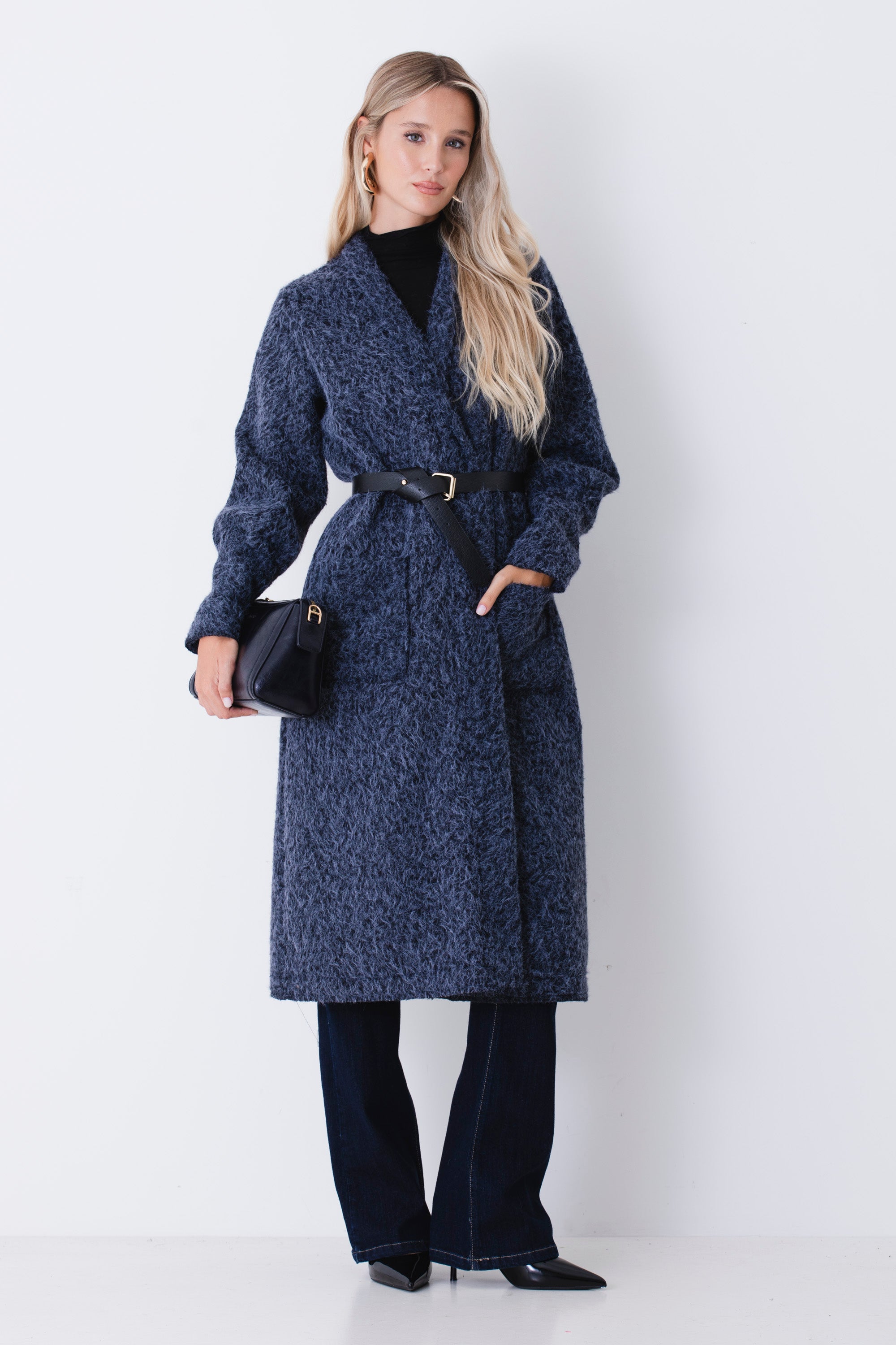 Cappotto lungo in lana cotta - FW27