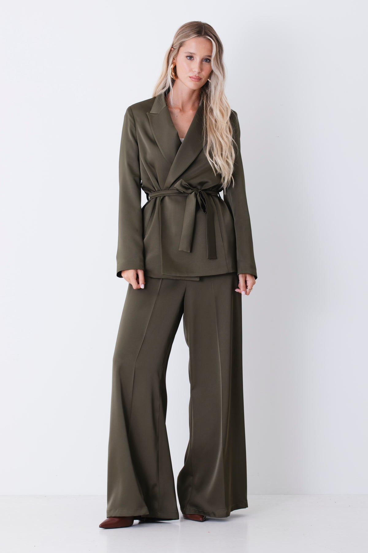 Pantalone palazzo in raso - FW27